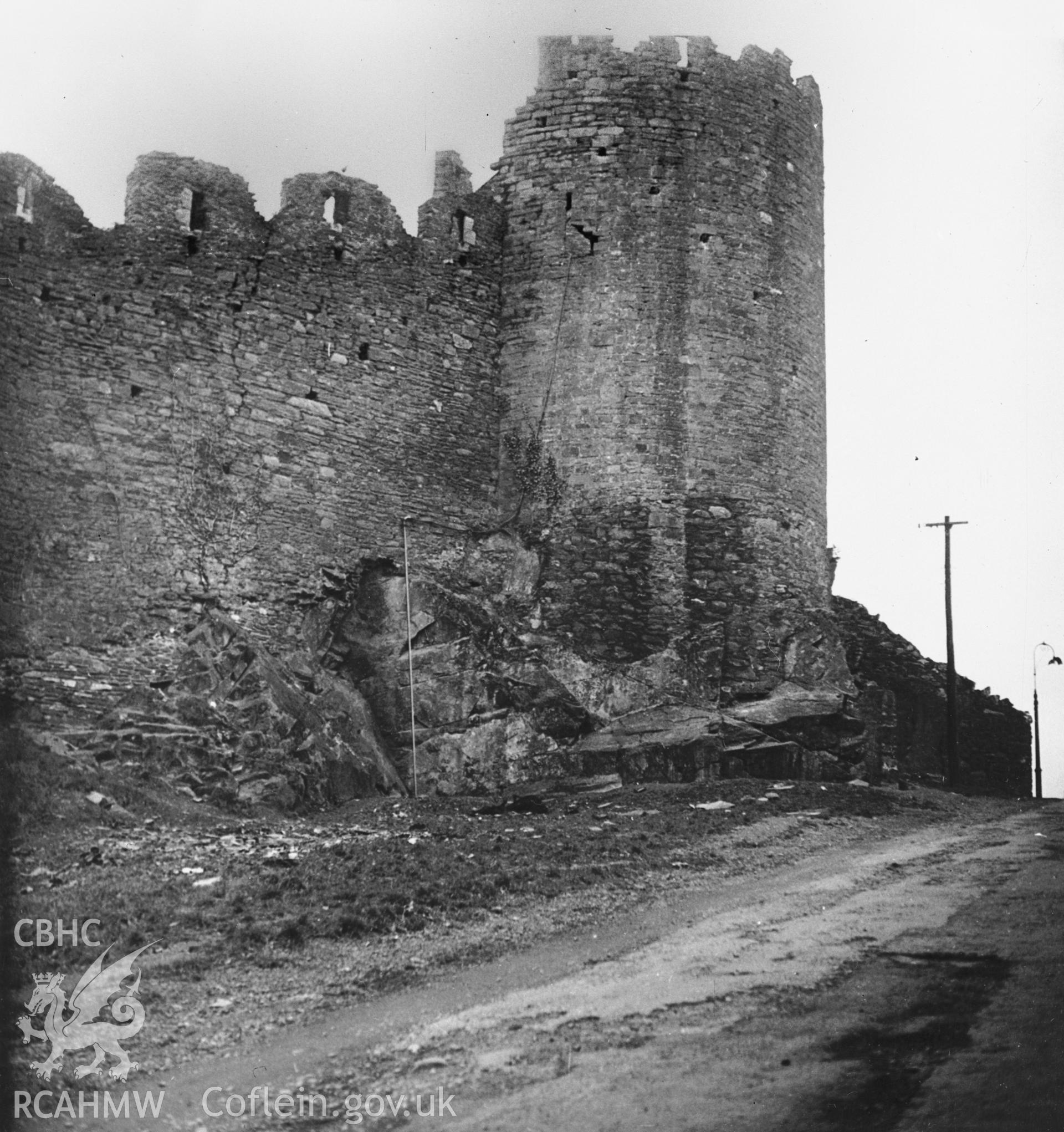 D.O.E photograph of Conwy Castle & Town Walls.