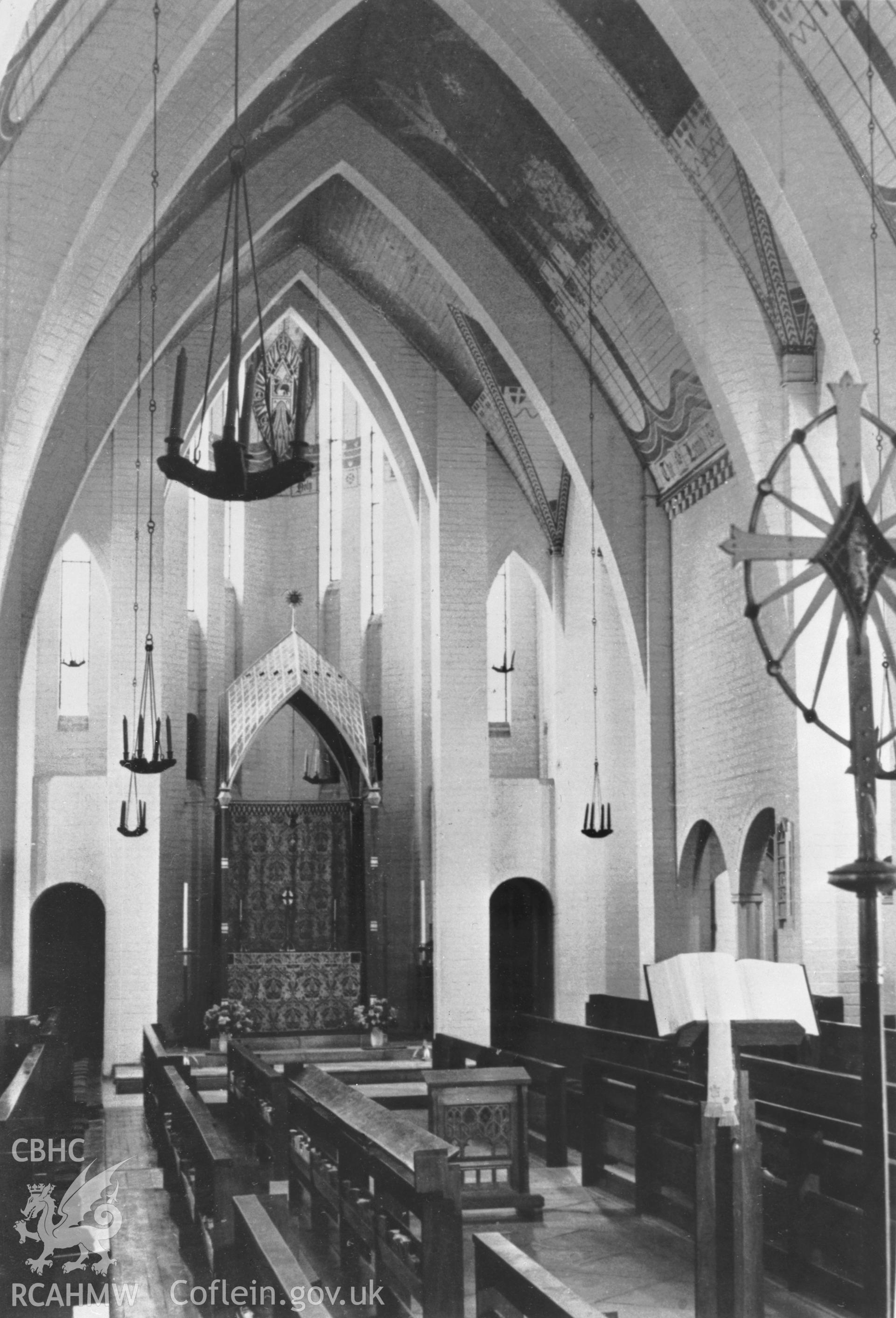 Interior view of the Chapel at St. Winifred's School.