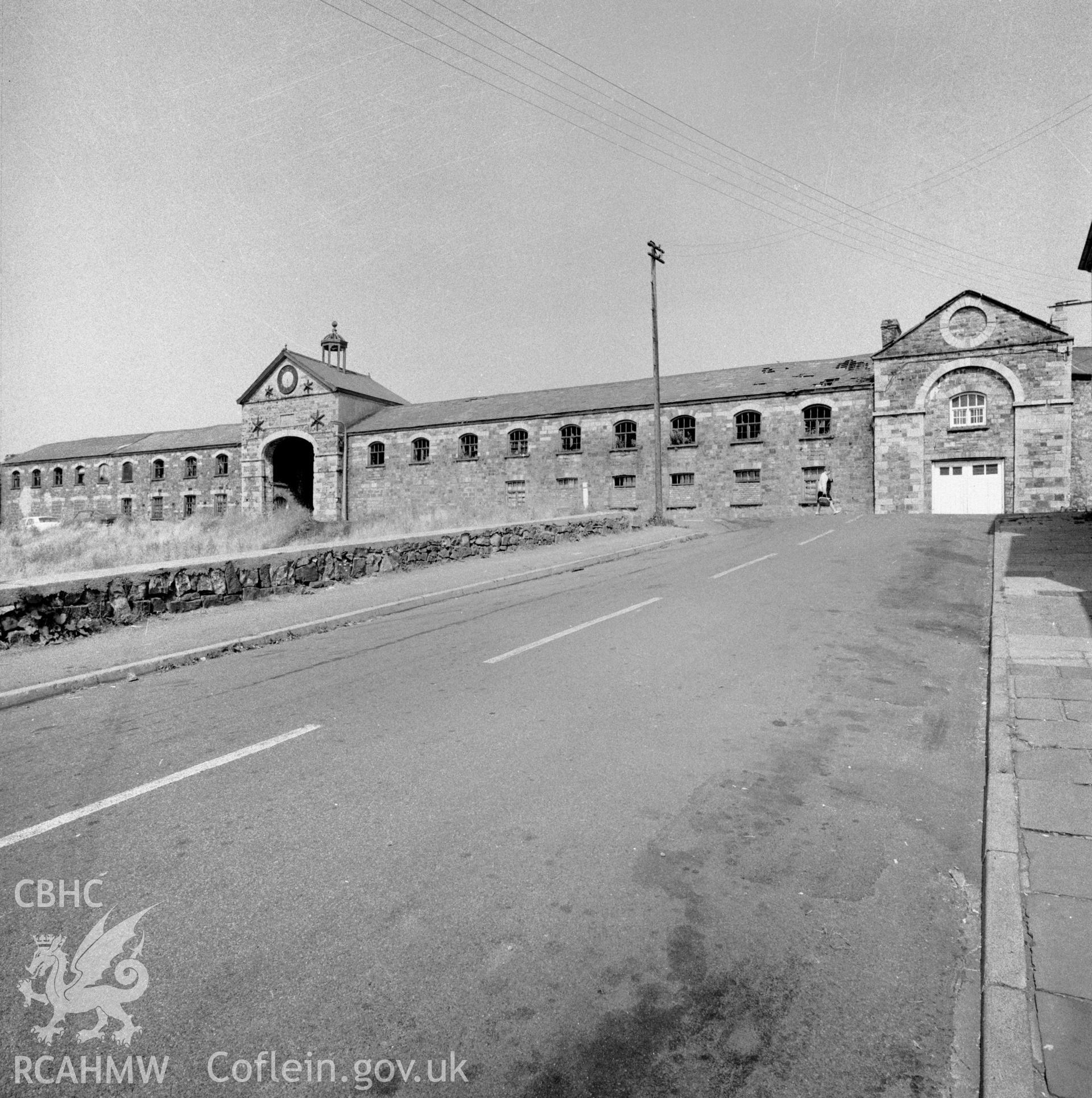 Main elevation view taken by R. G Nicol, RCAHMW 1976.