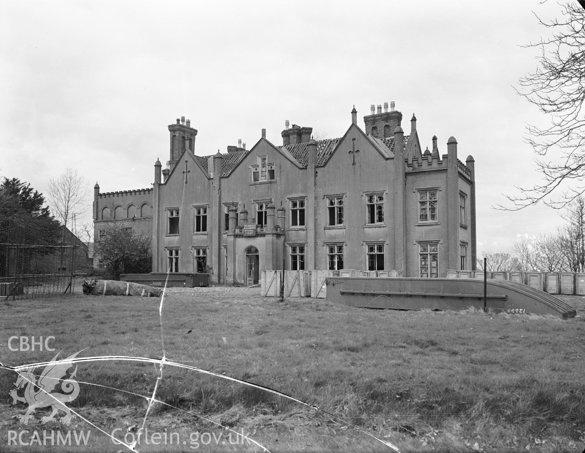Exterior view from the south-west.