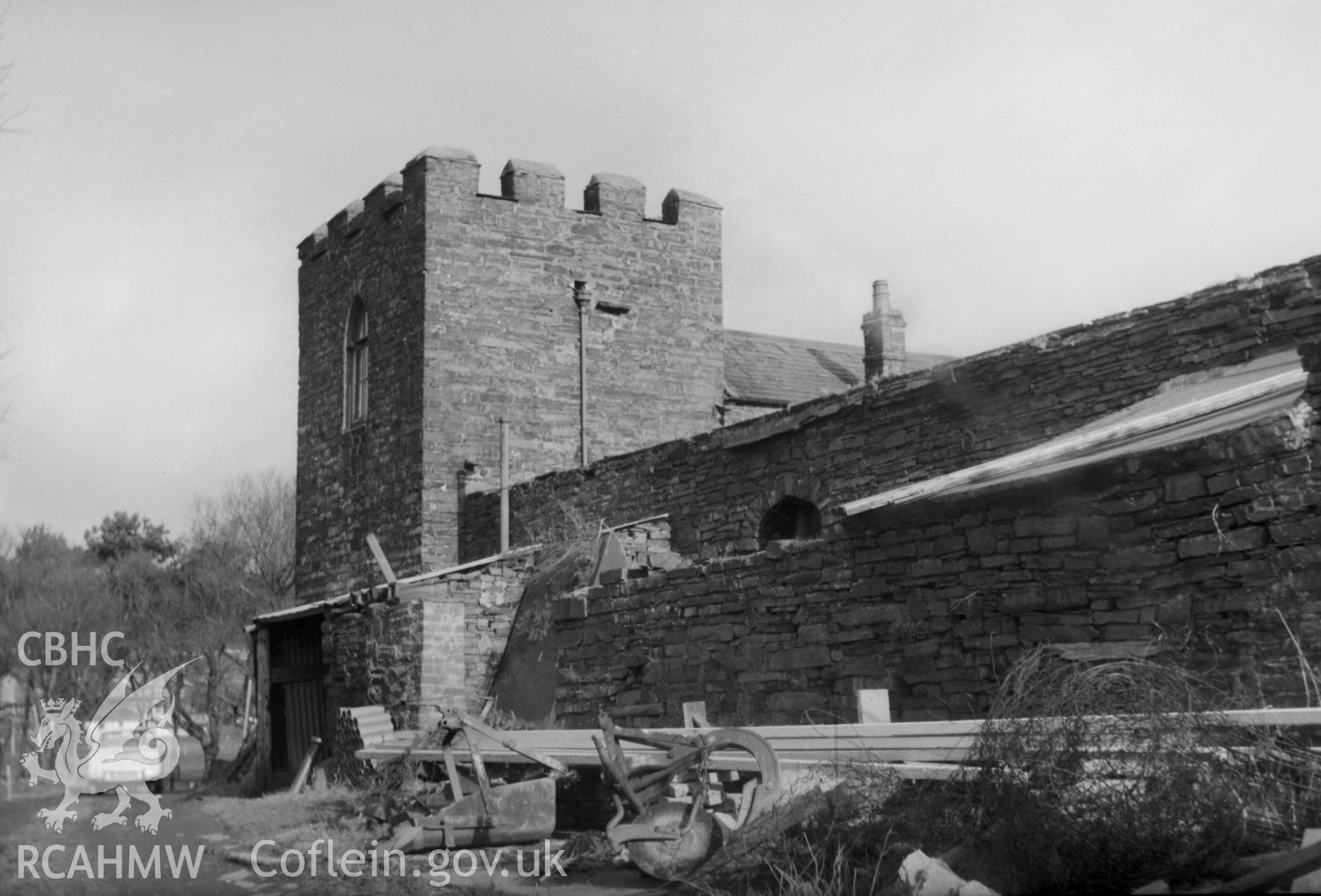 View of Plas Crug Tower.