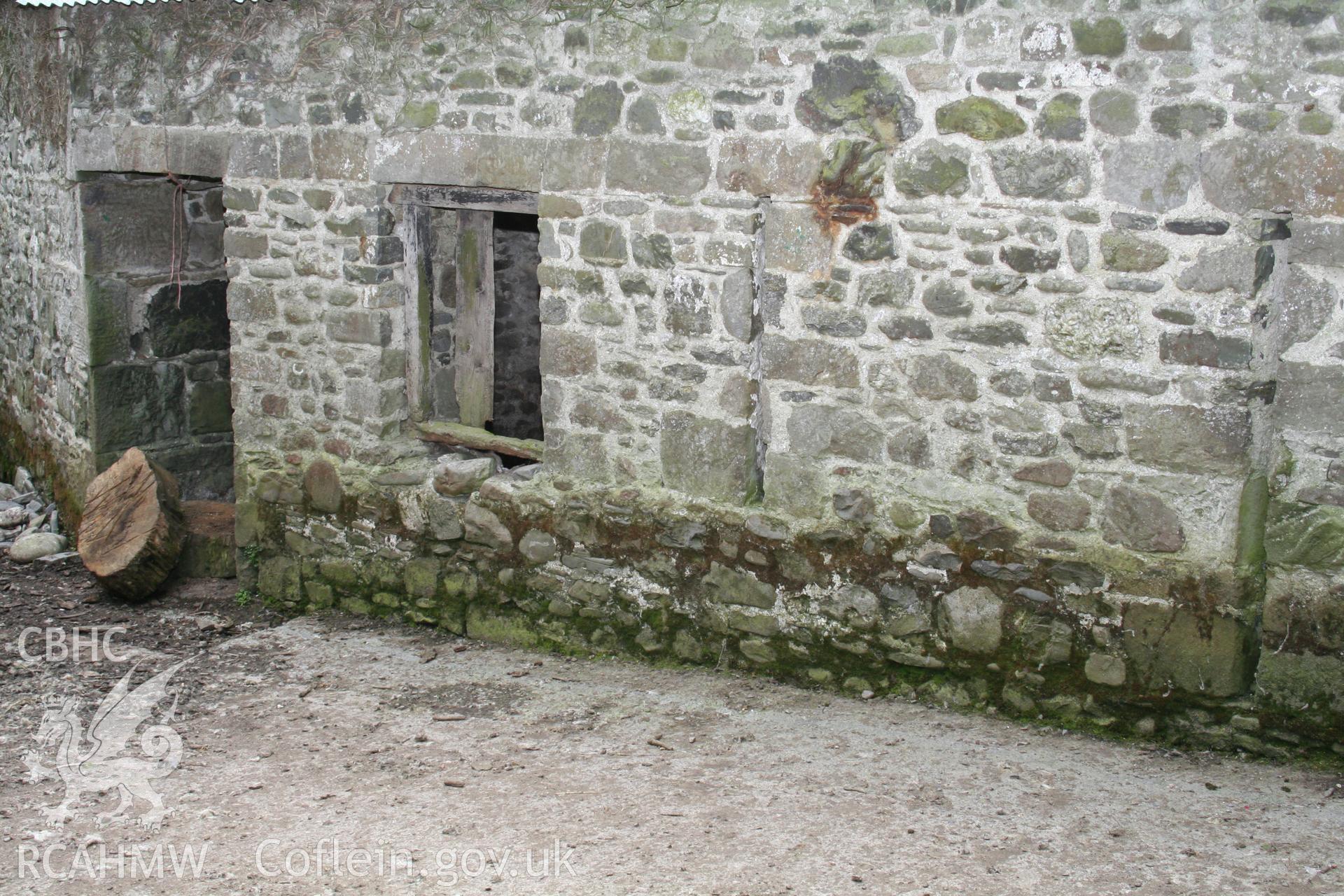 North elevation of loose-box.