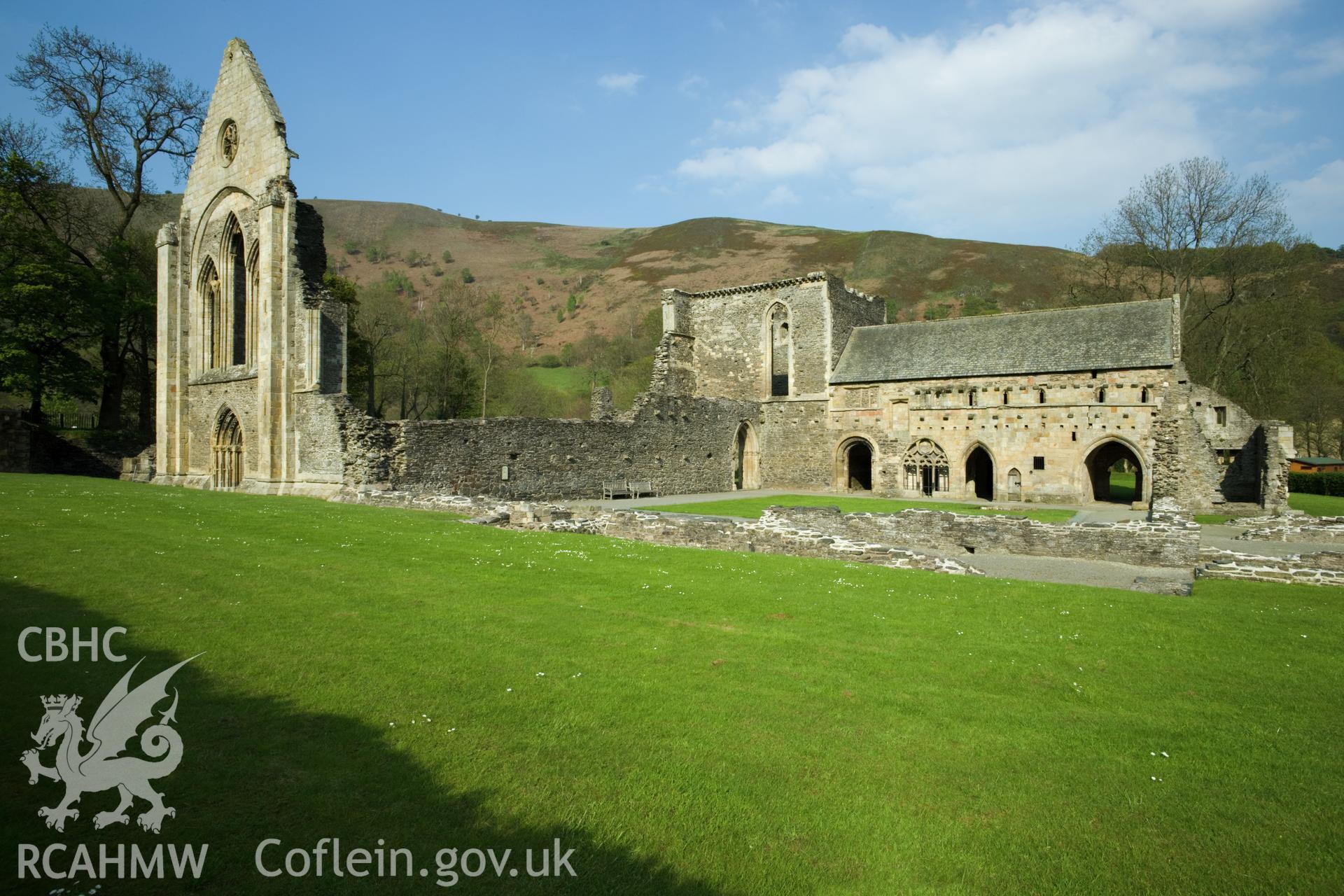 Abbey complex from southwest.
