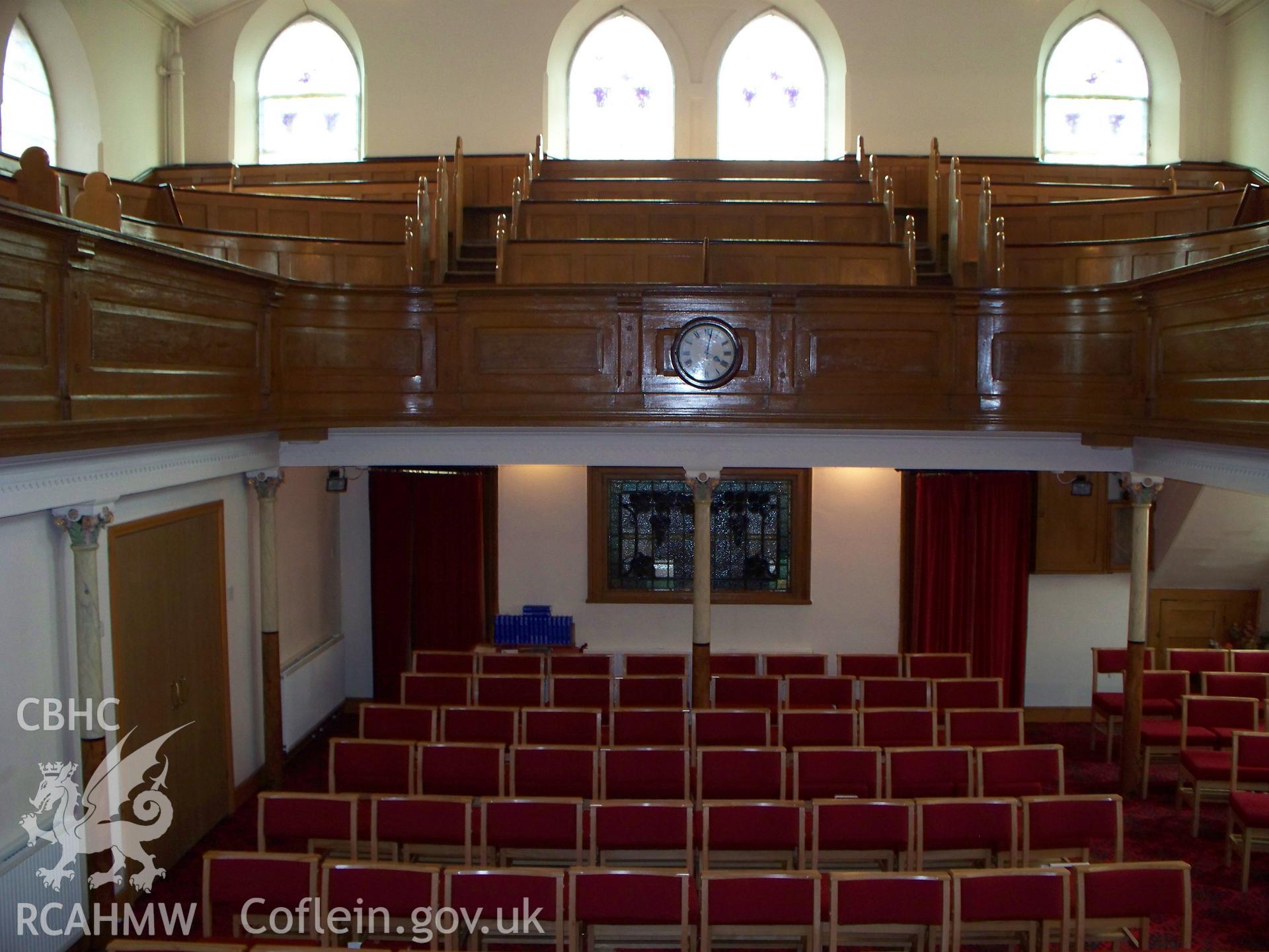 South-west interior rear with Thomas Thomas style gallery fronts.