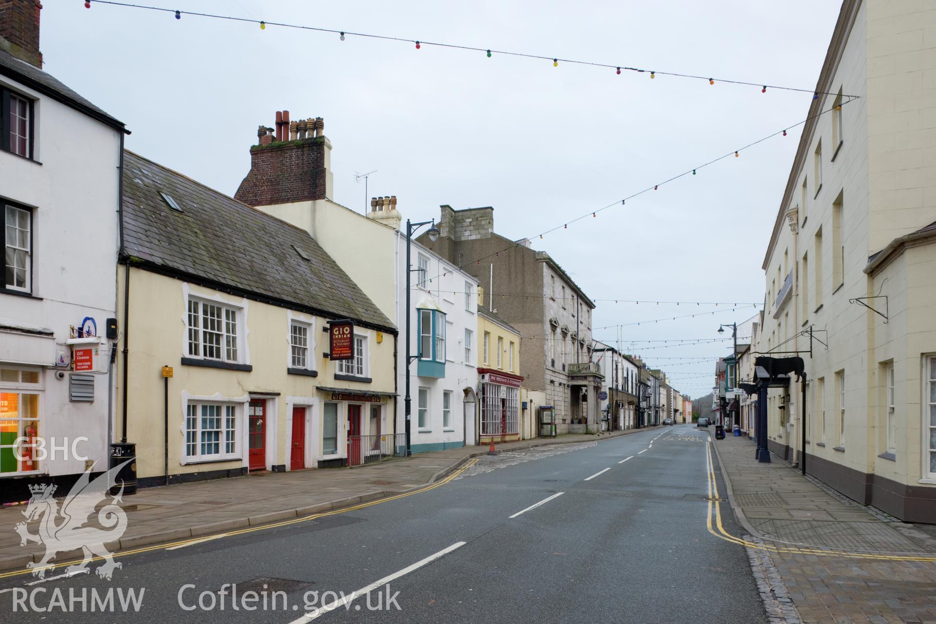 Castle street from the northwest.