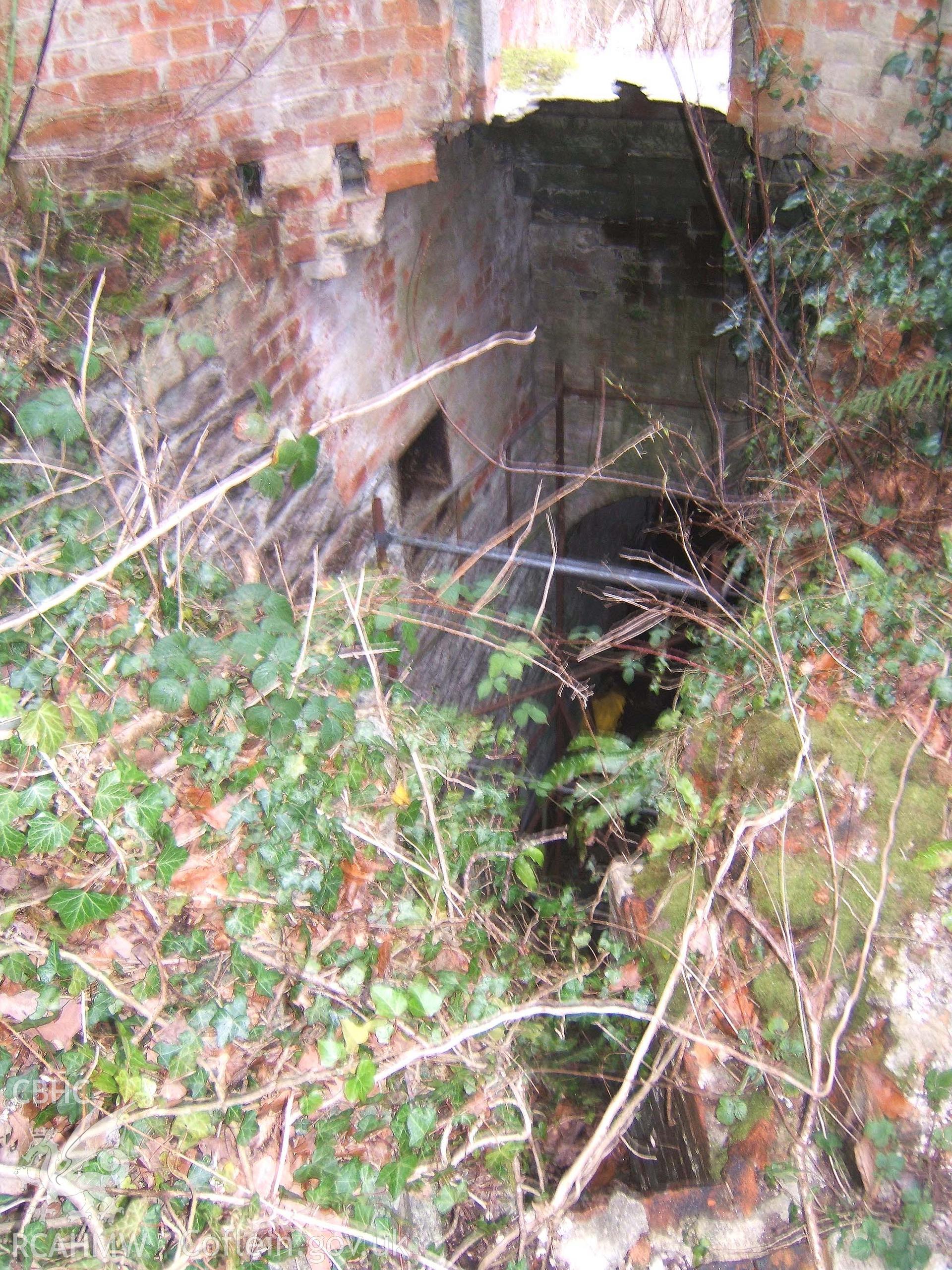 RCAHMW digital photographic survey of Leighton Estate Funicular, Cable Tunnel, taken by Stephen Hughes, 02/02/2008.