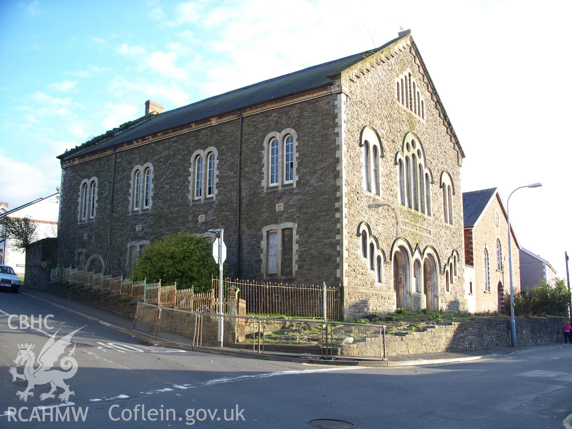 NE side & NW front with the Sunday School beyond from the north.