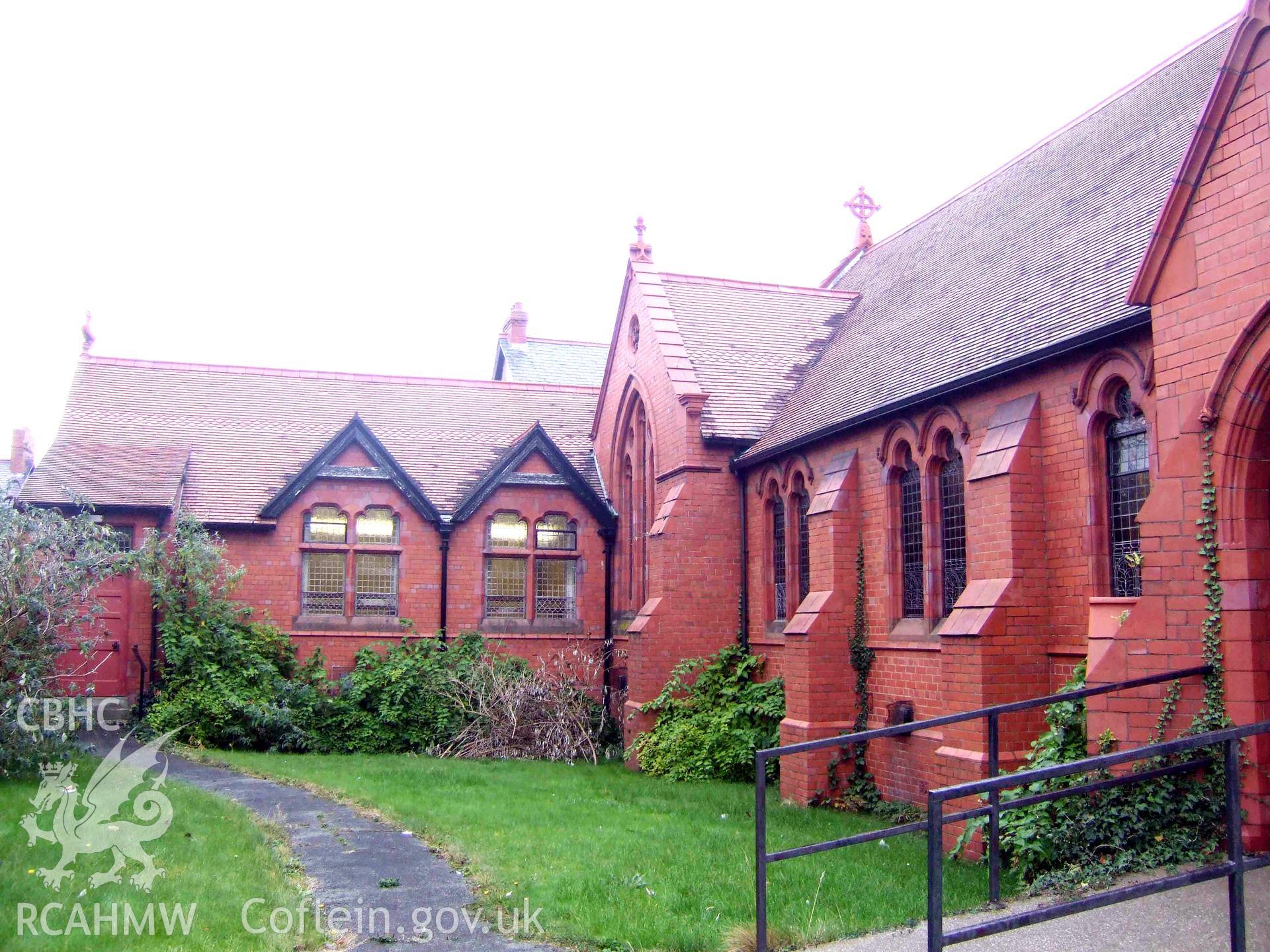 North-west side and northern Sunday School.