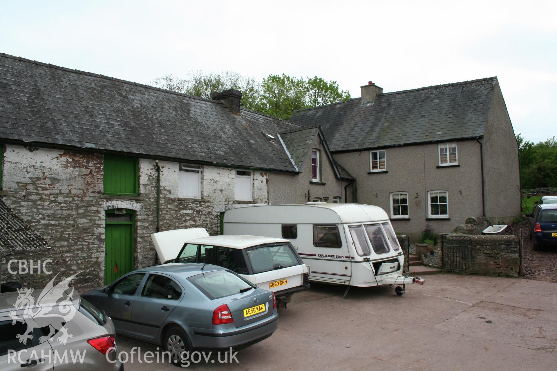 View of long-house west elevation & house cross-wing.