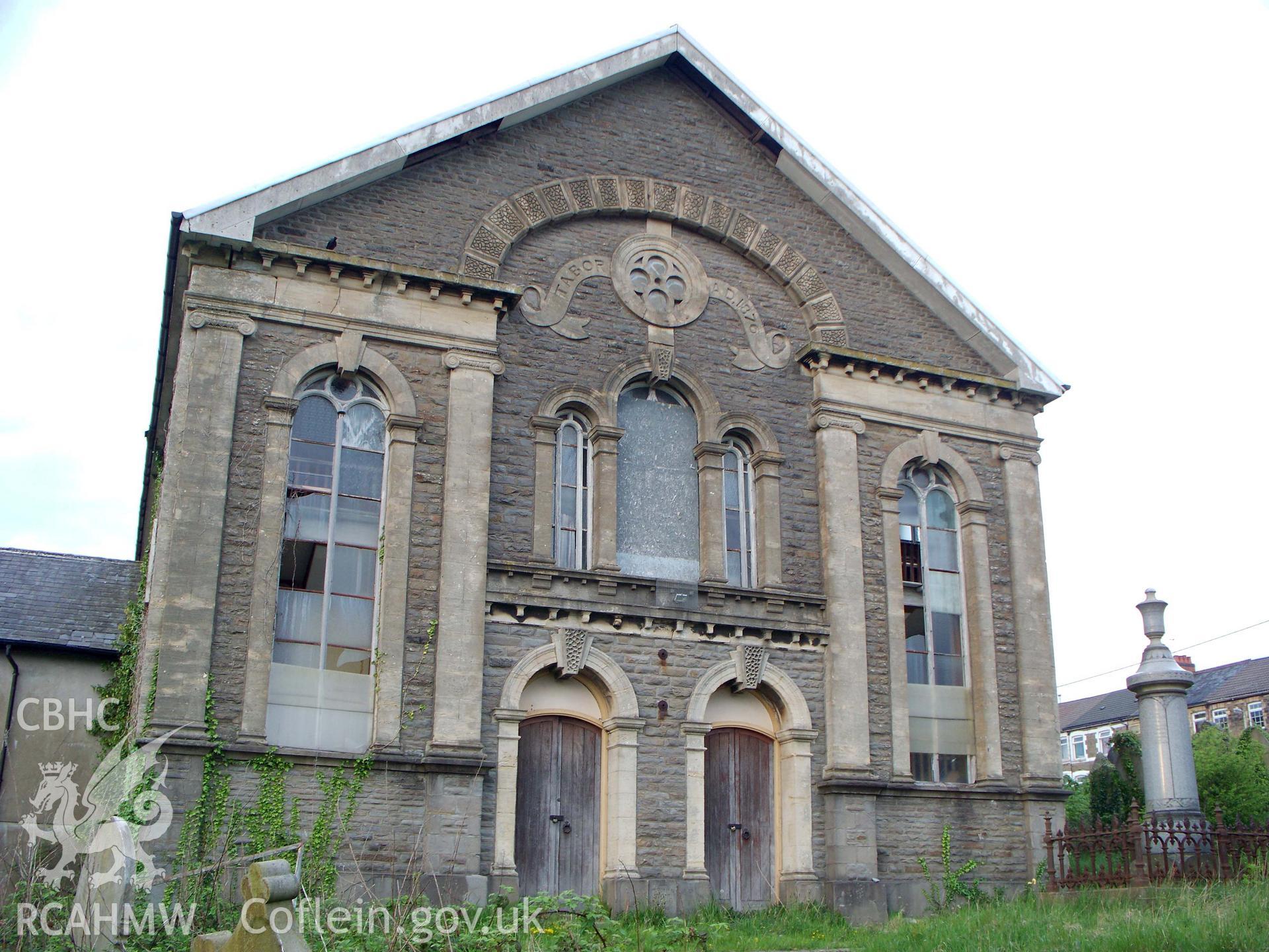 Main south-western Tabor Road gable-end entrance front, one of Thomas Thomas's best designs.