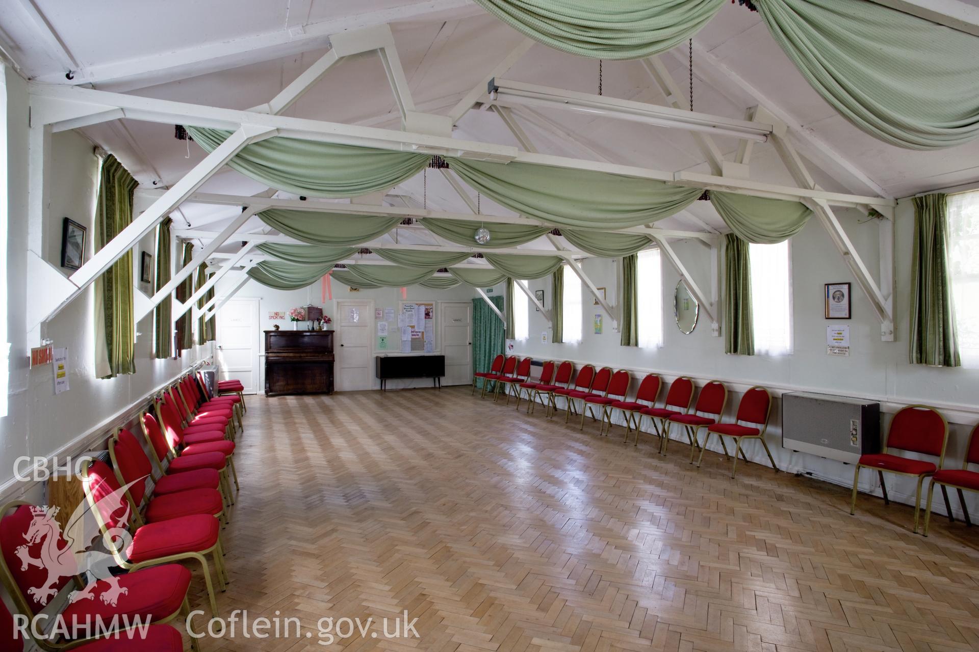 Church hall interior.