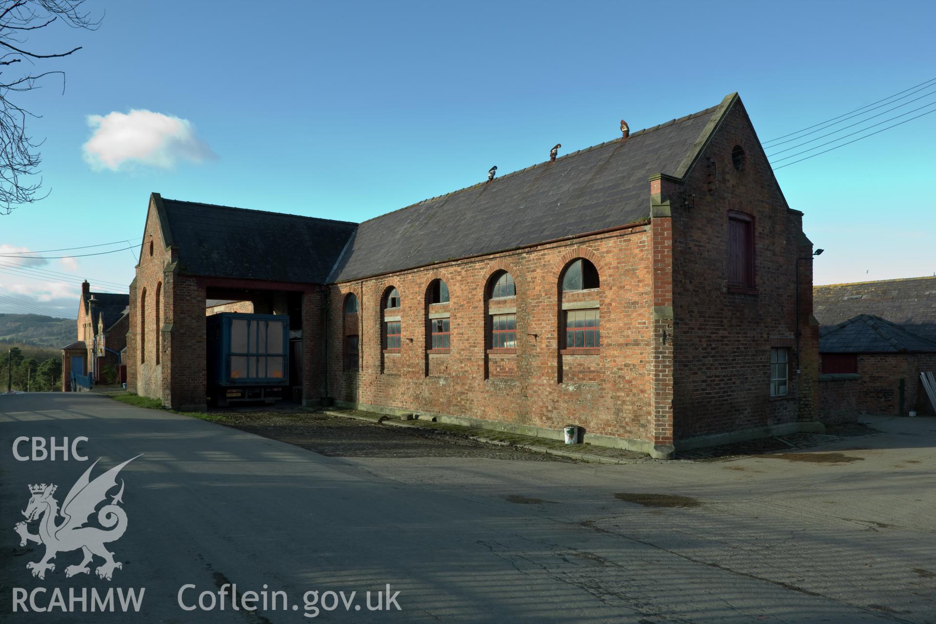 Northeast wing of cattle sheds.