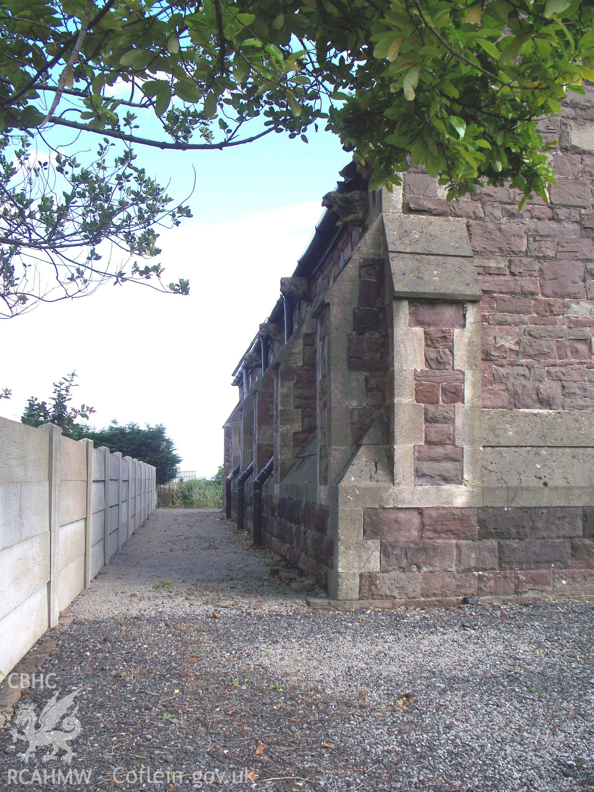 NE wall from the north.