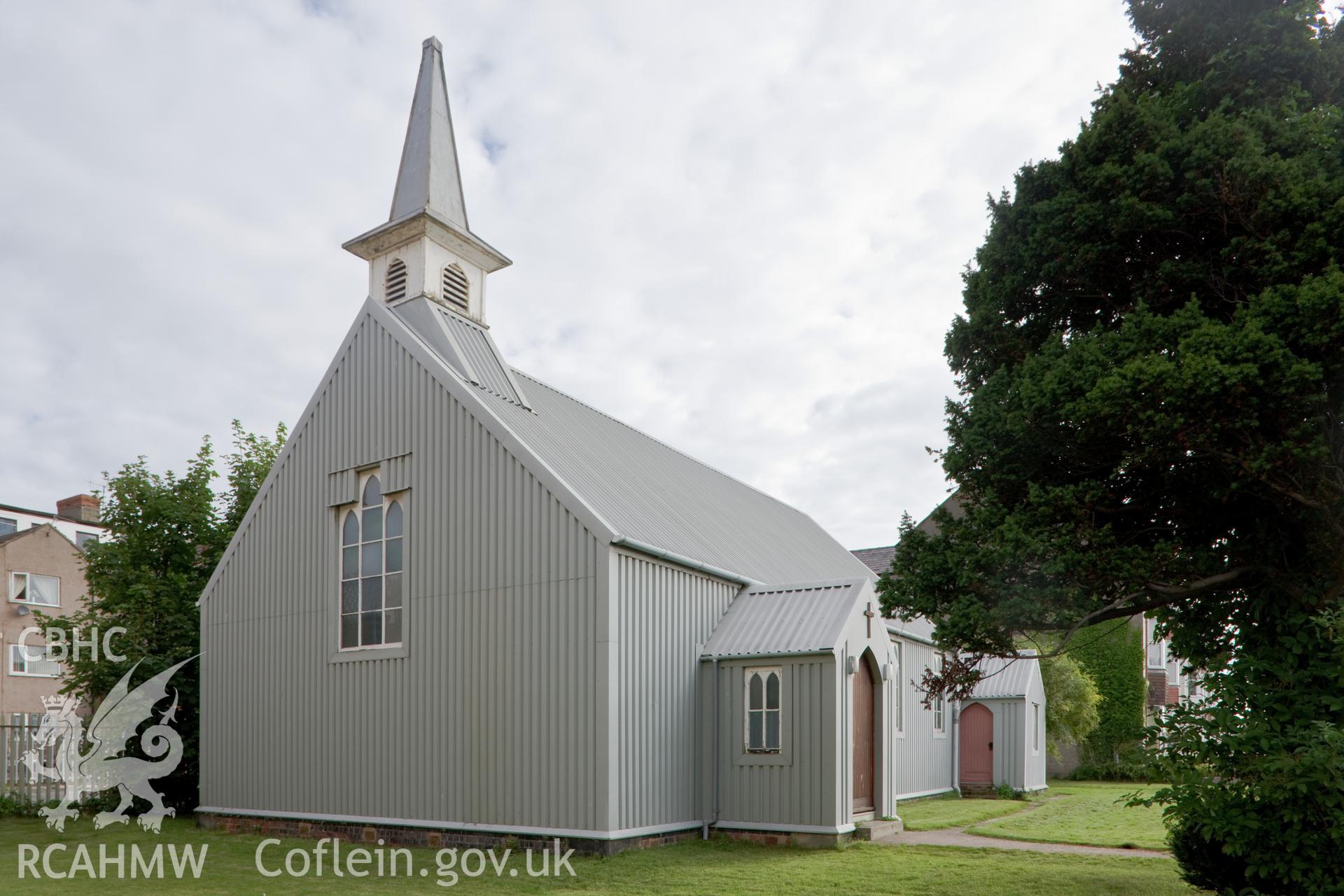 Exterior from southwest.