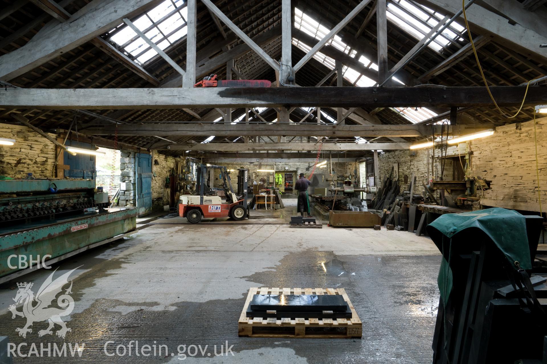 Interior looking north.