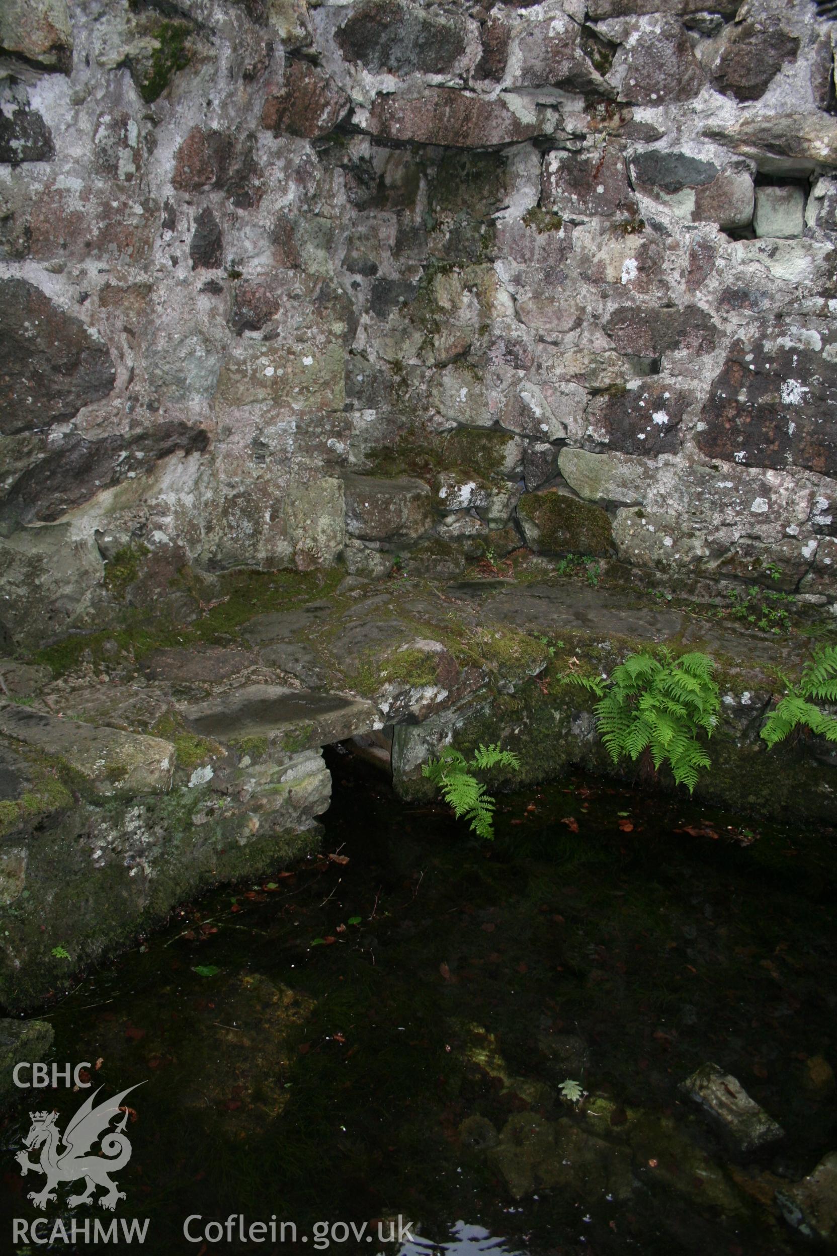 Interior of well chamber.