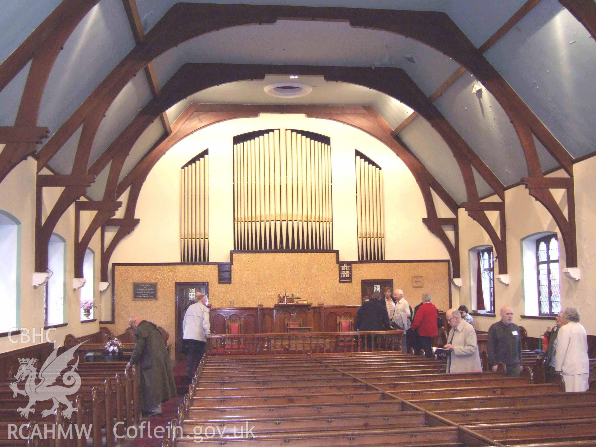 Interior looking SW to the pulpit.