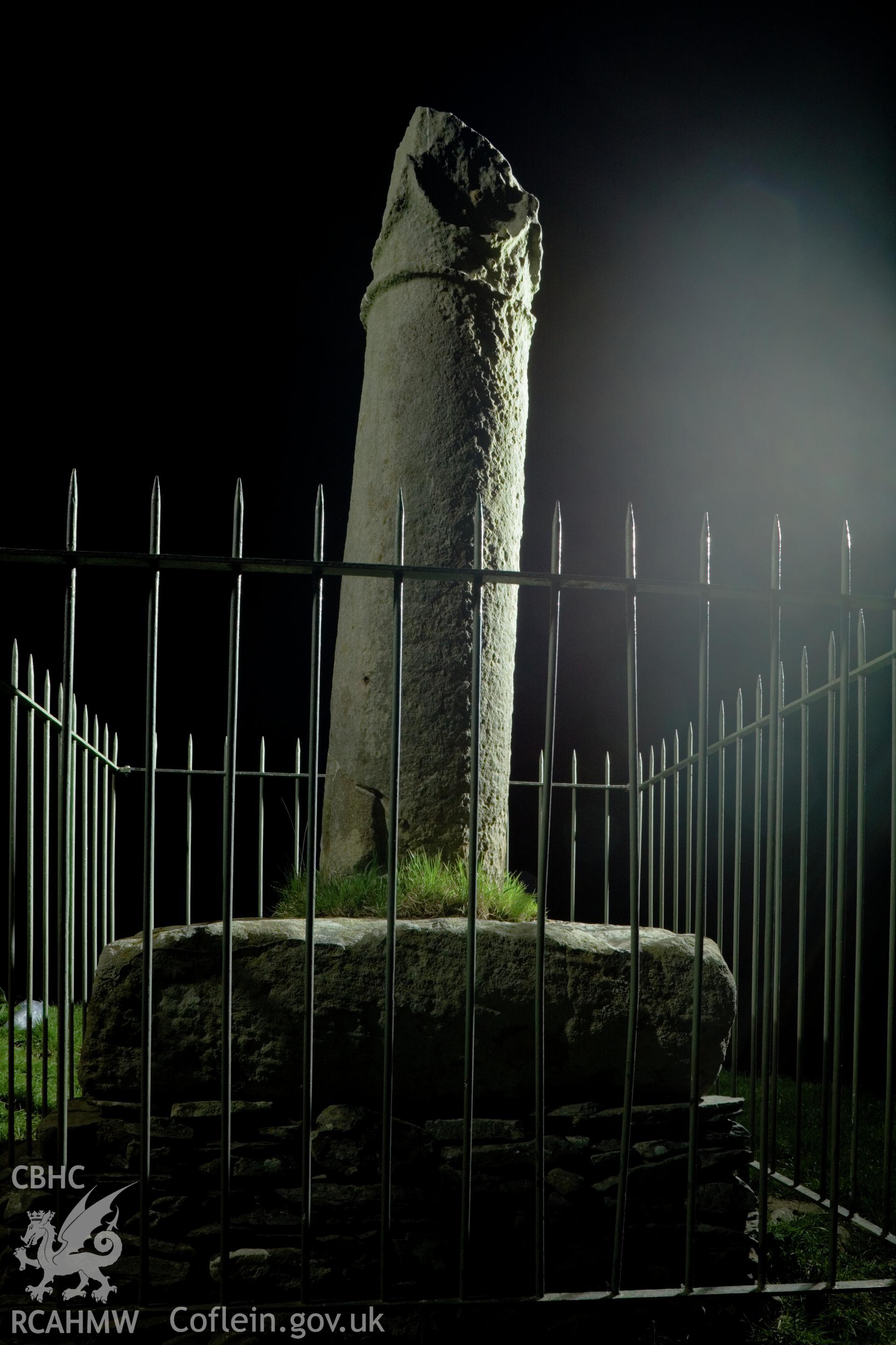 West face of pillar, series of images with lighting direction adjusted.