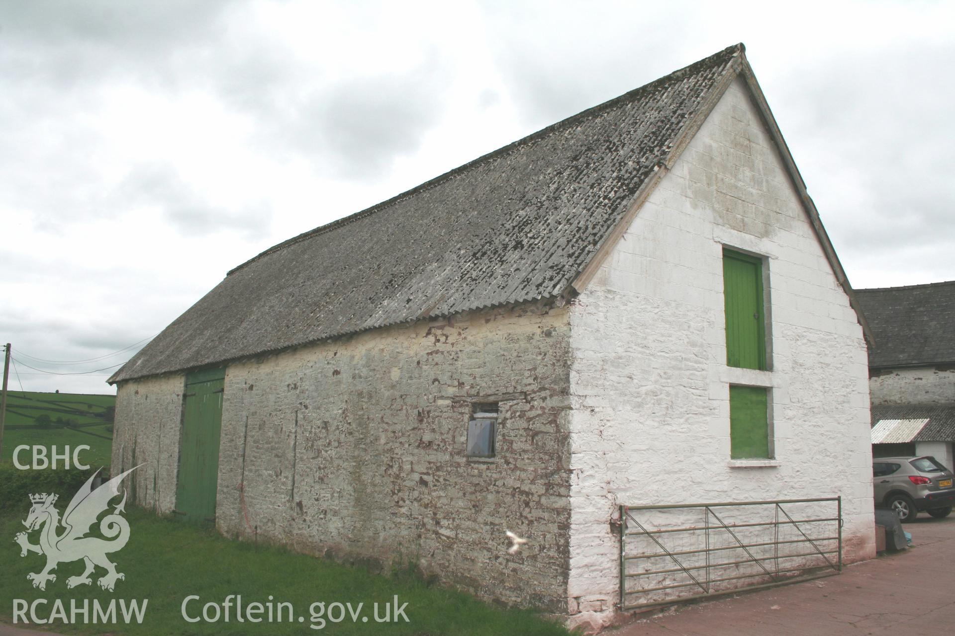 View of barn from south-west.