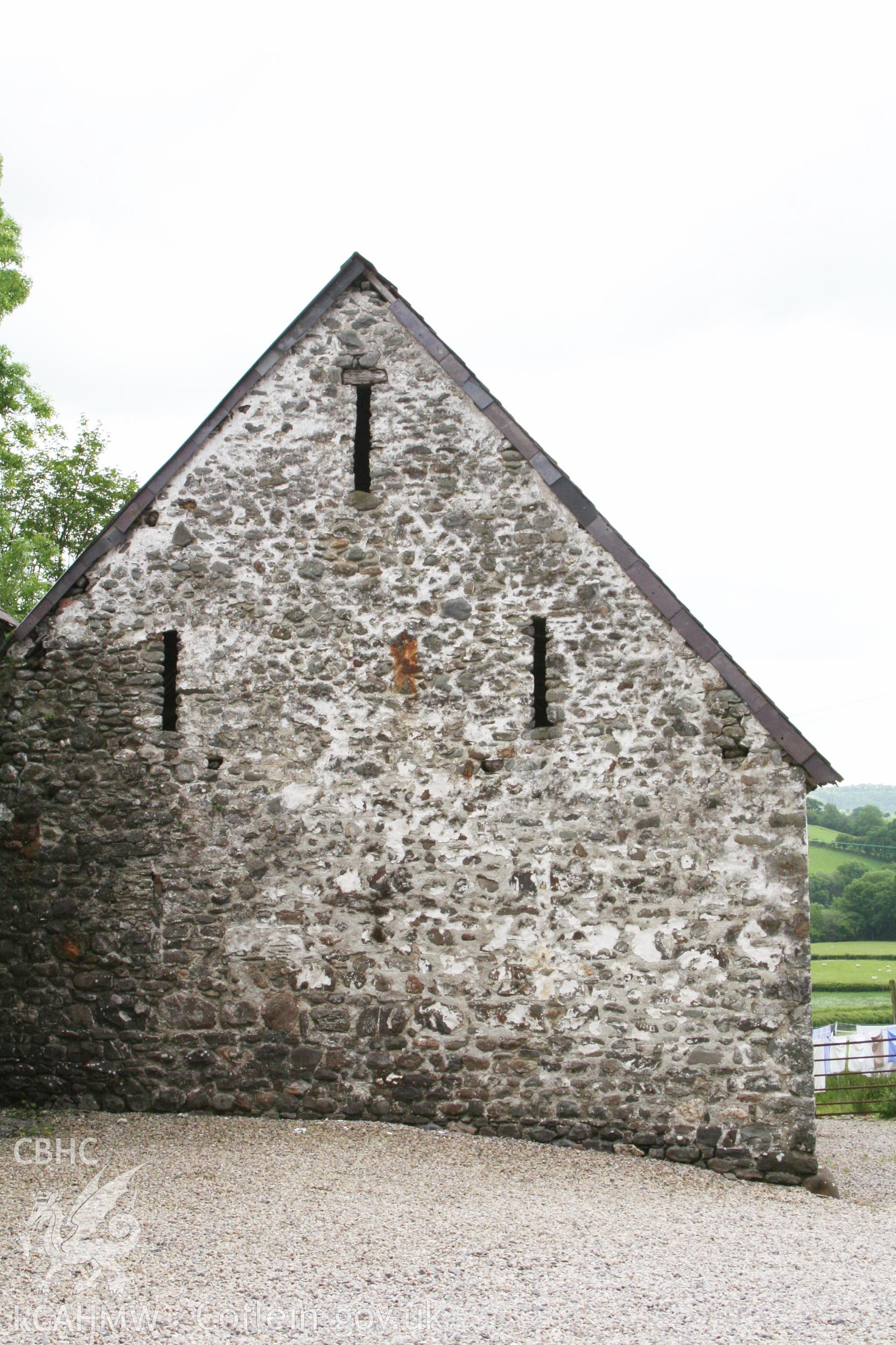 West gable-end.