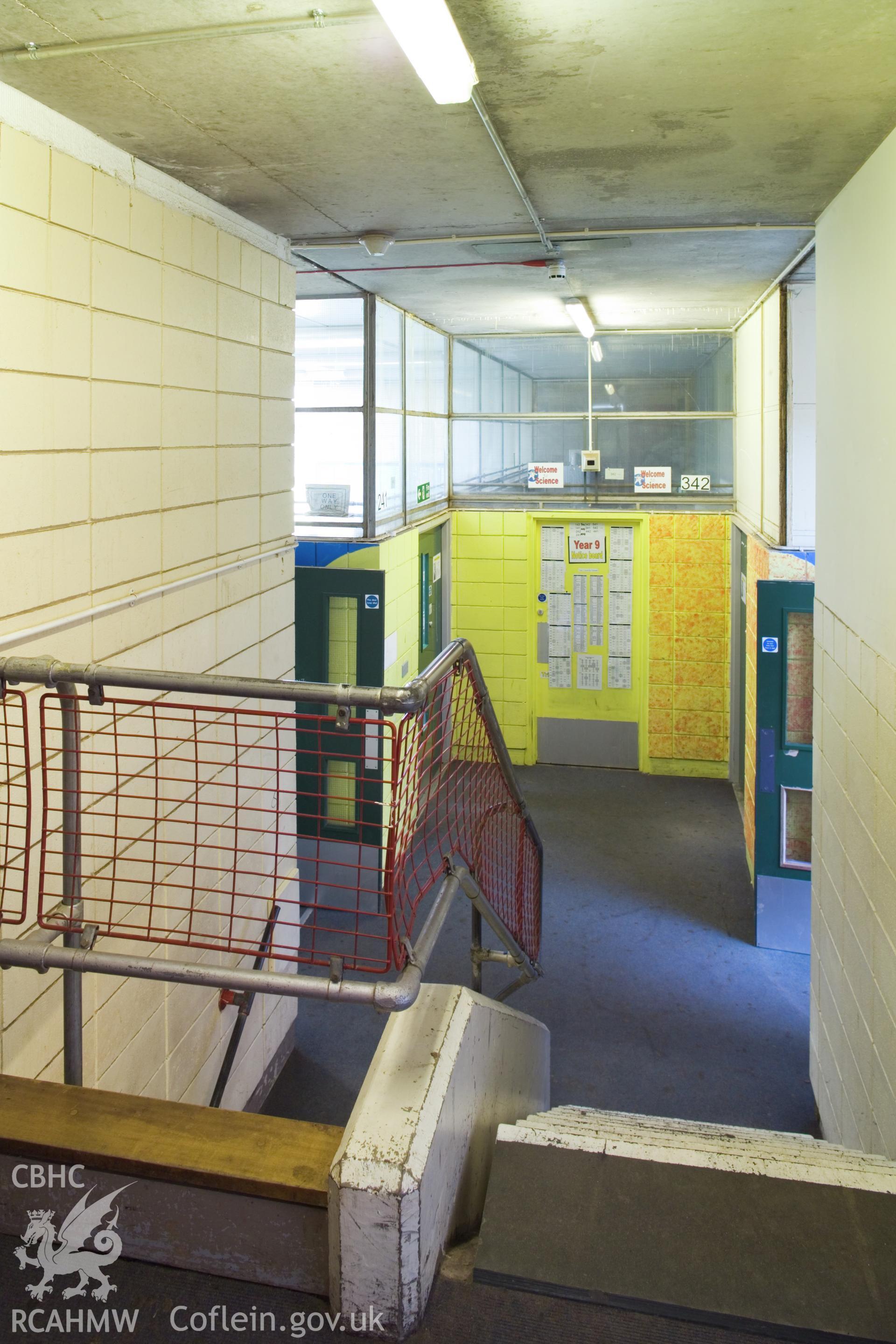 Stairway from level 4 to level 3