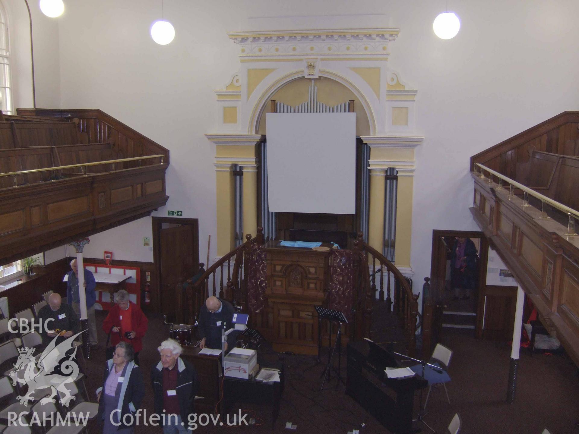 Platform Pulpit from the rear gallery.