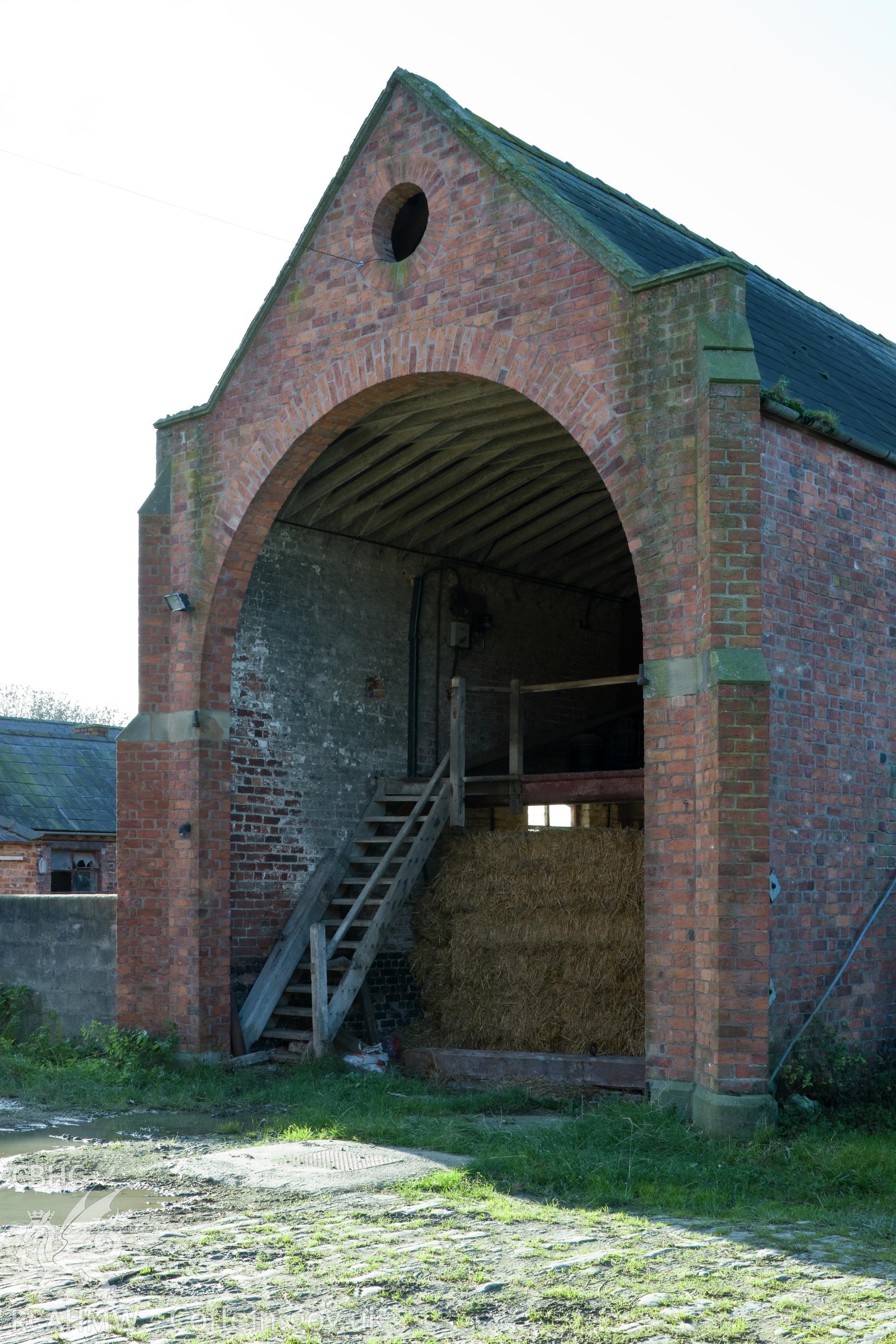 South central hay barn from the northwest.