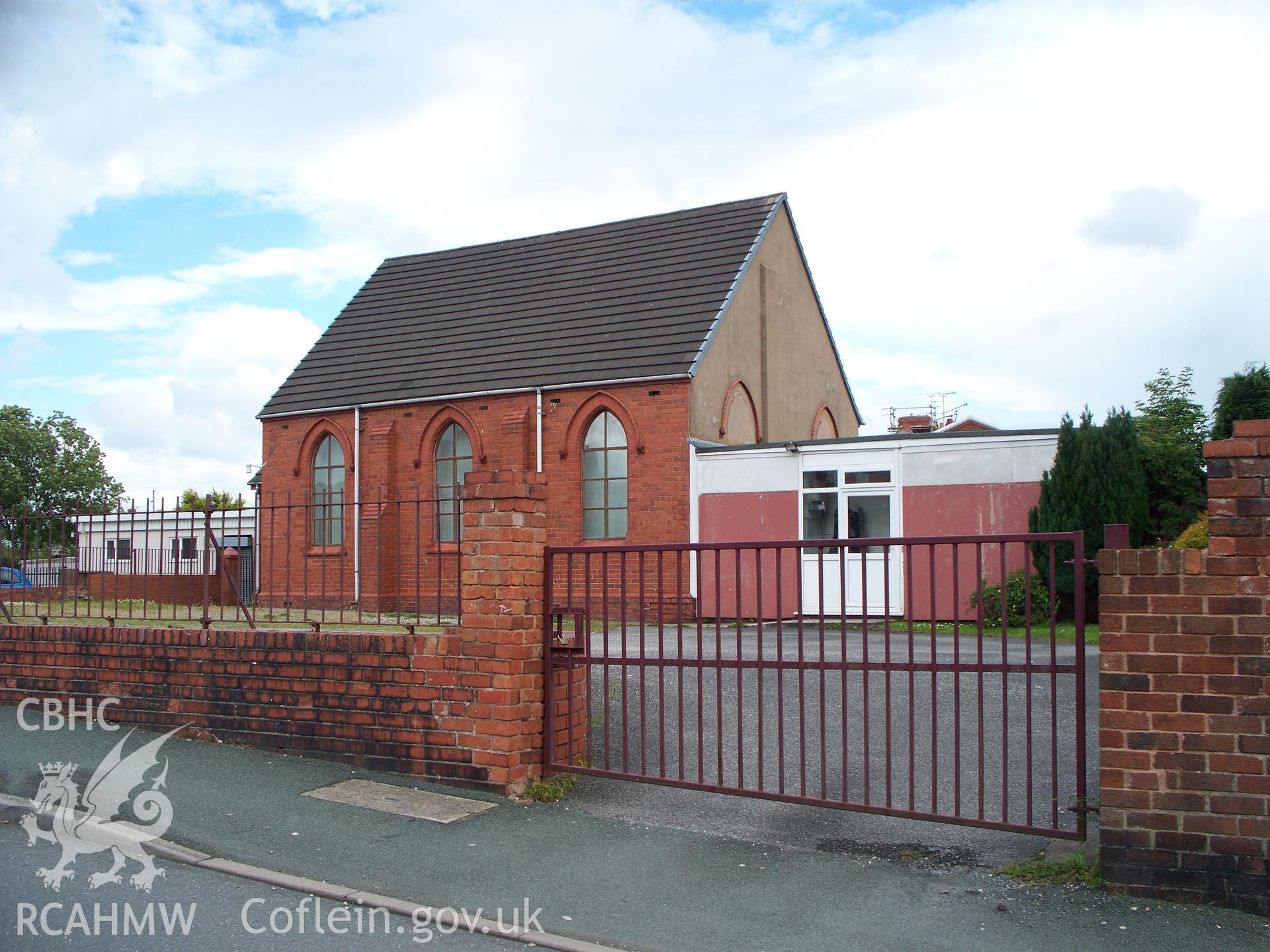 NW side, SW rear and Sunday School.