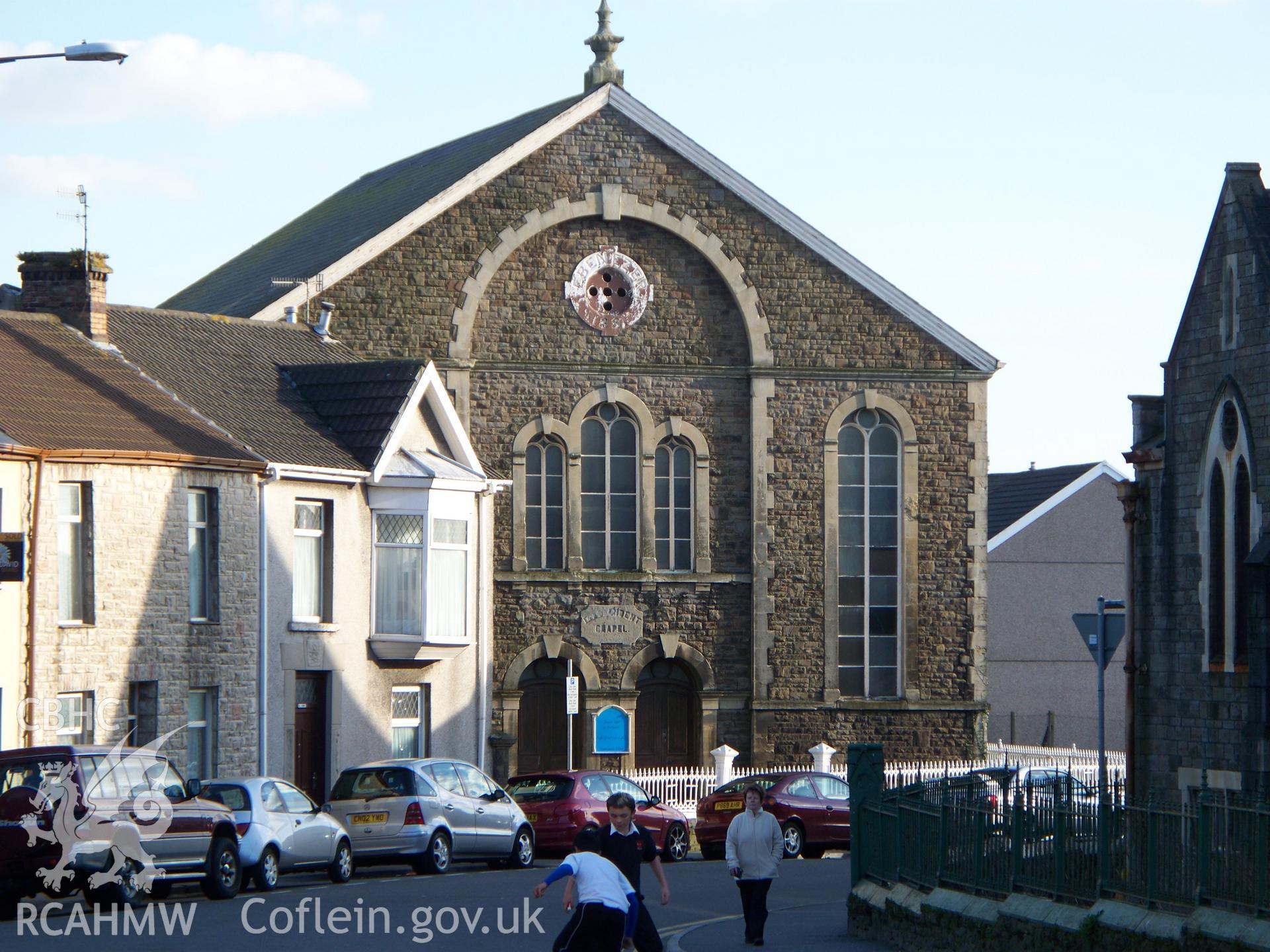 Rear of chapel showing nearness to Ebeneser front.