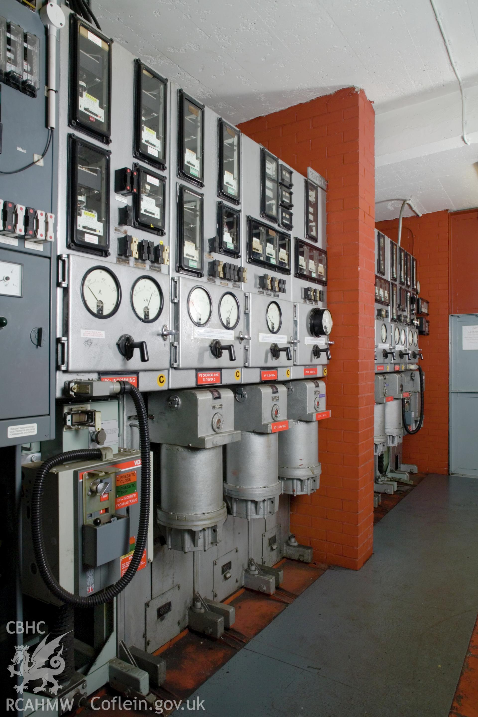 Switchgear in winding house.