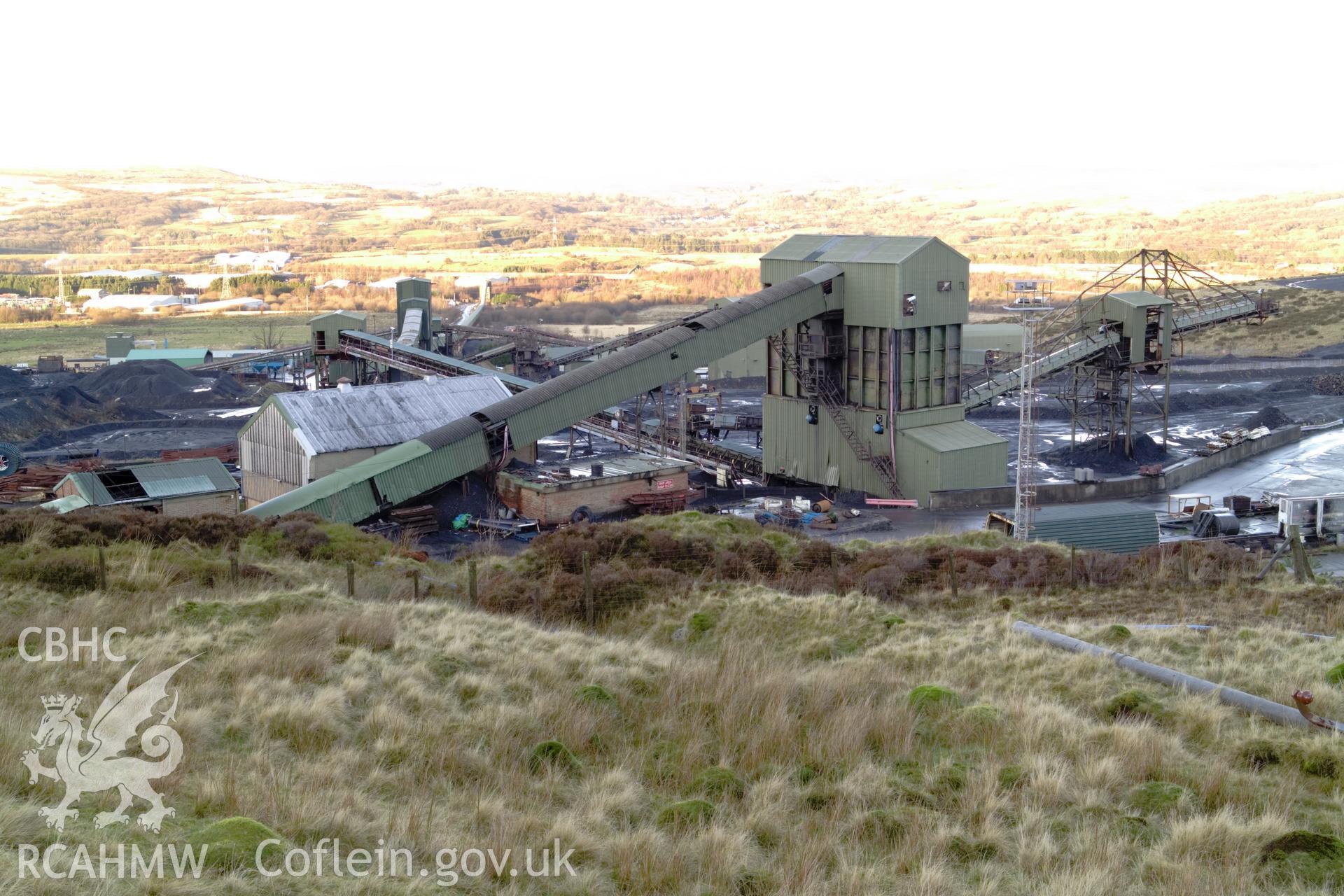 Coal conveyors from south.