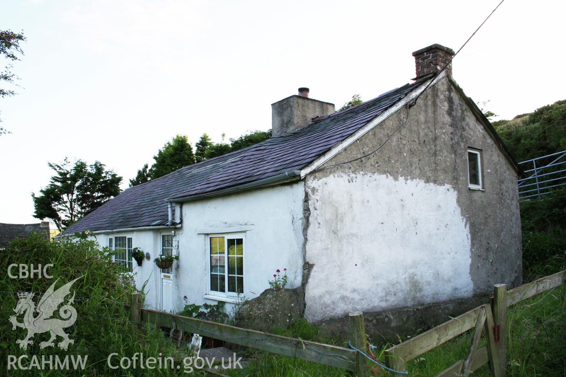 Cottage, north gable-end & east elevation.