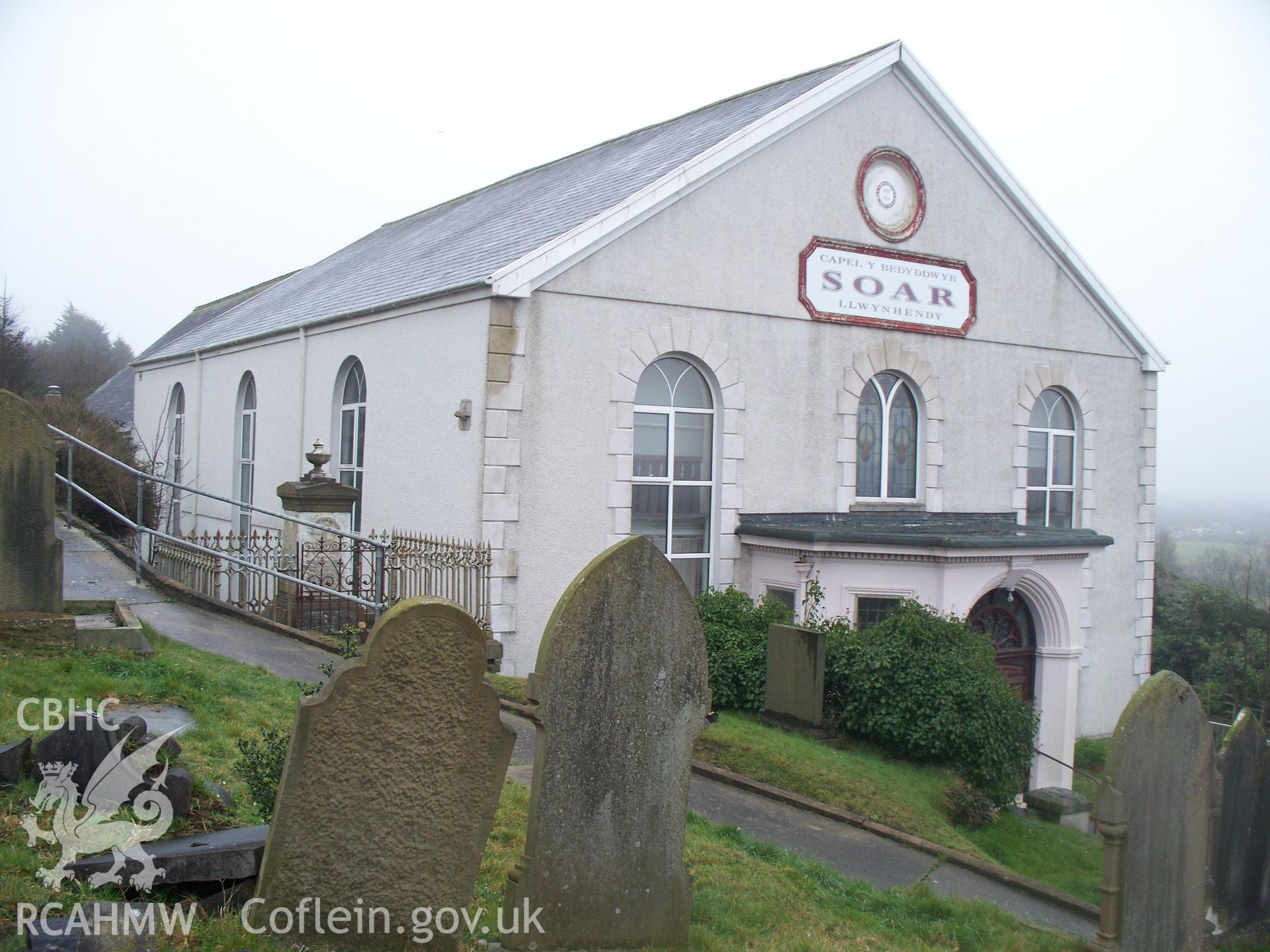 Burial ground & N & W sides.