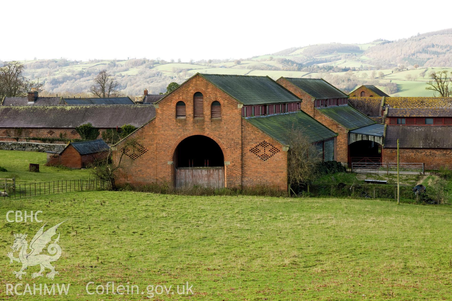 Hay barn from the north northwest.