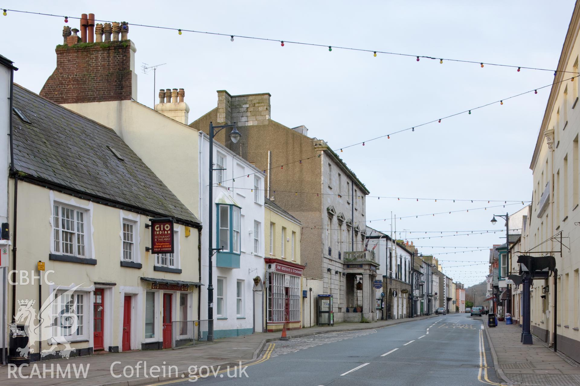 Castle street from the northwest.