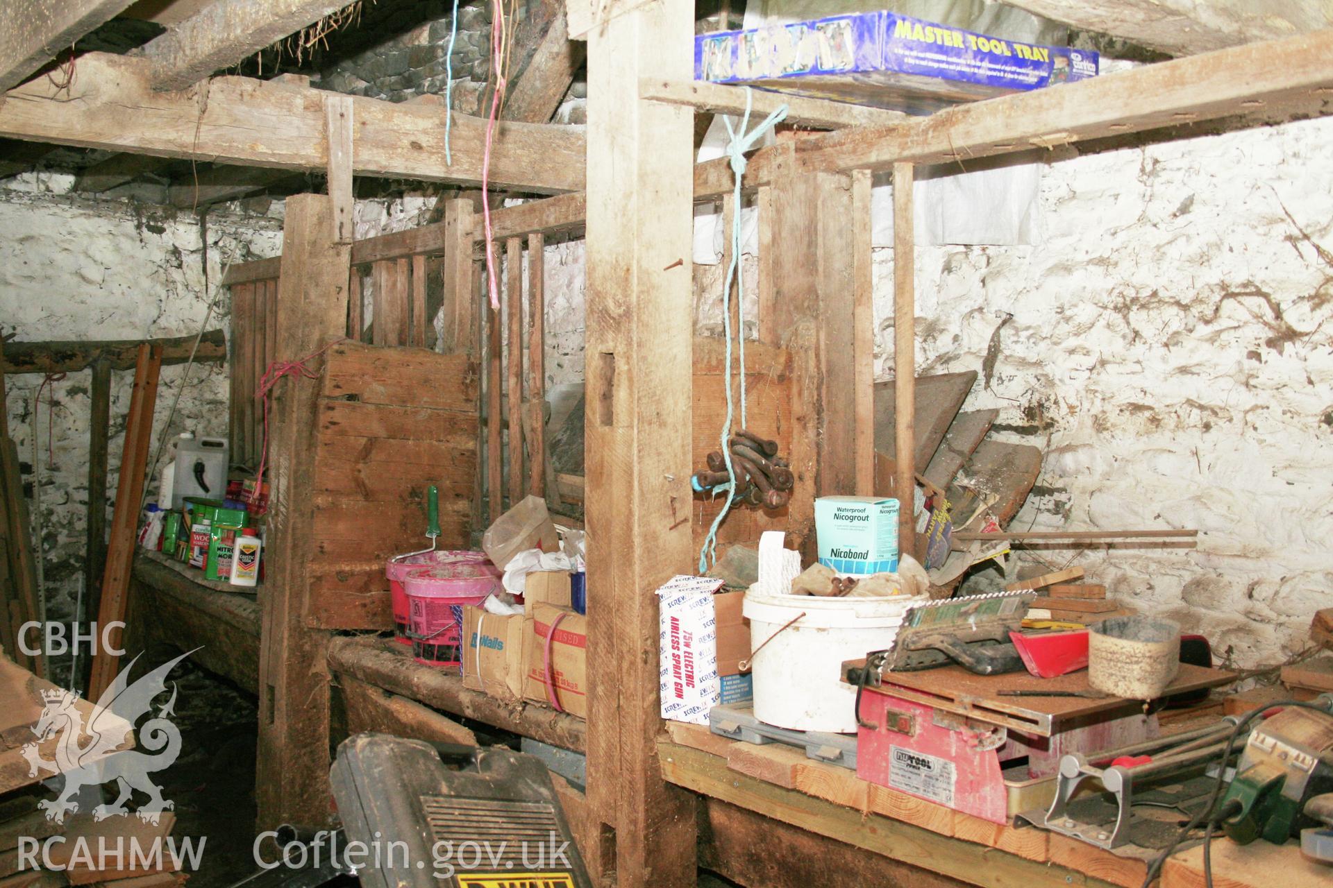 Stable stall & manger framing.
