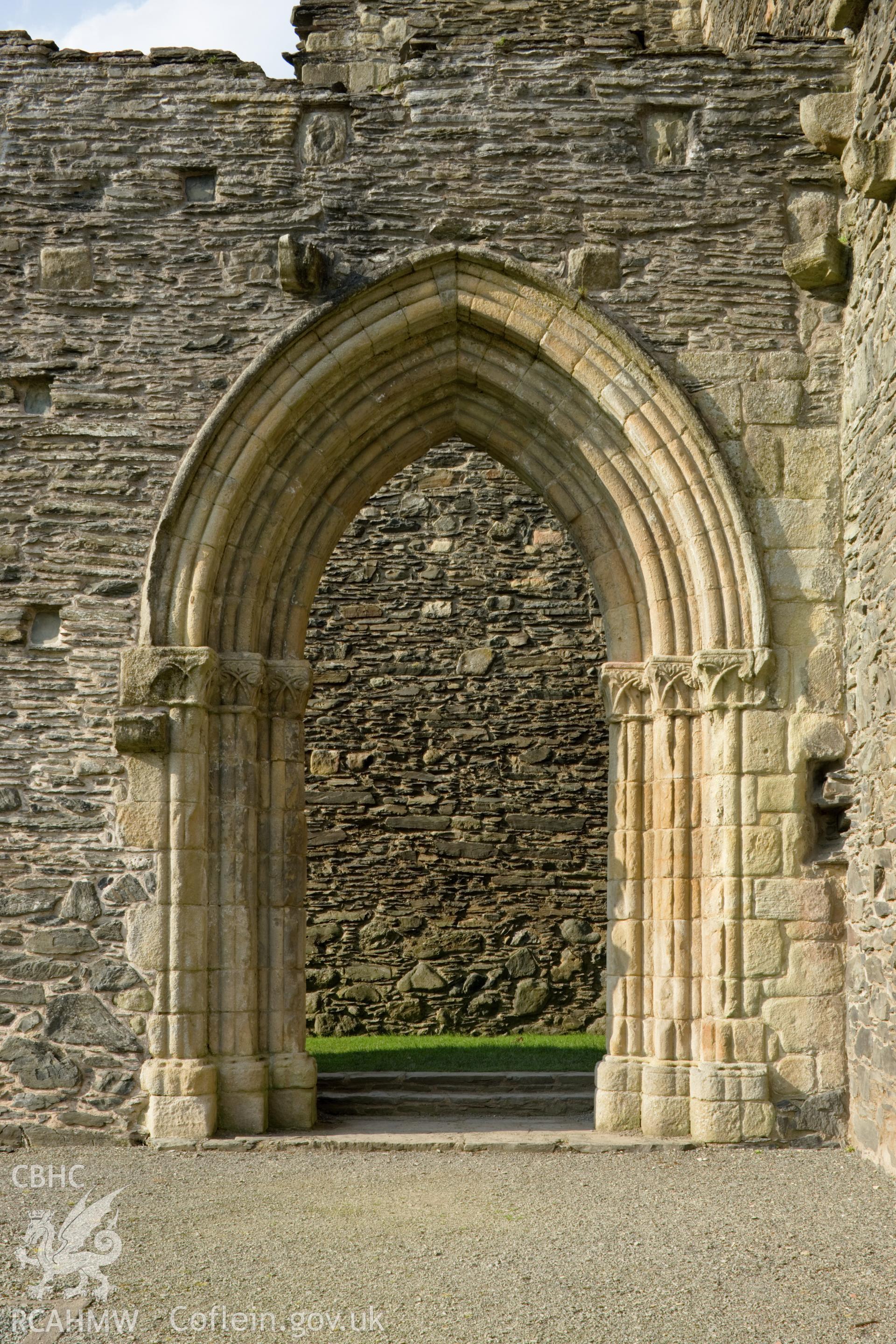 Doorway into south wall of Abbey.
