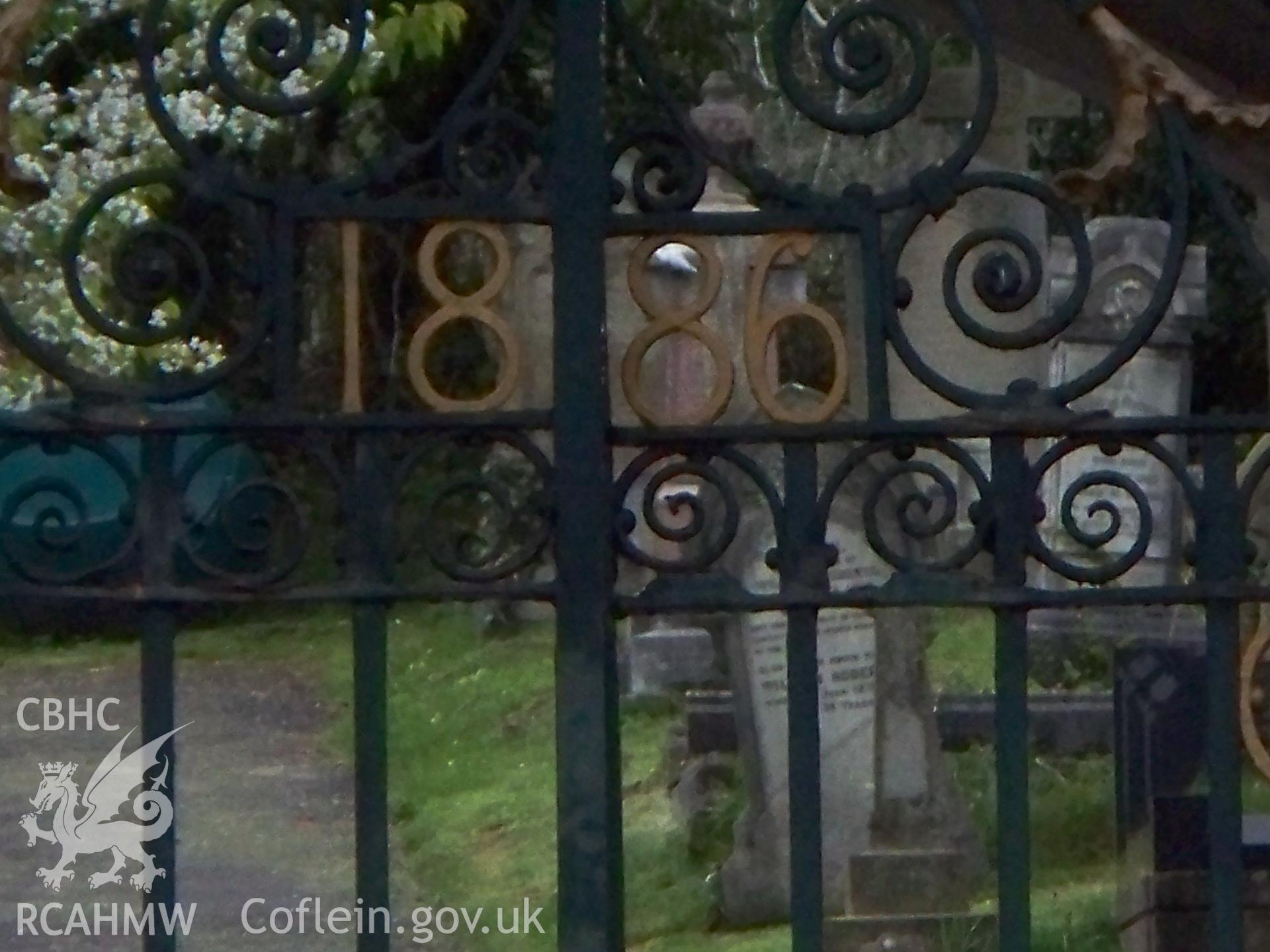 1886 date on the main gate.