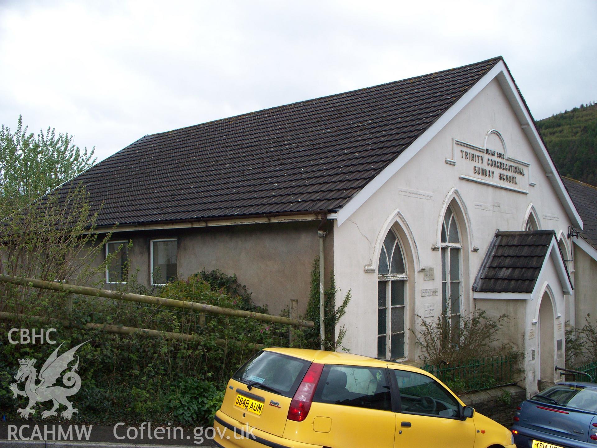 North gable & east side of Sunday School.