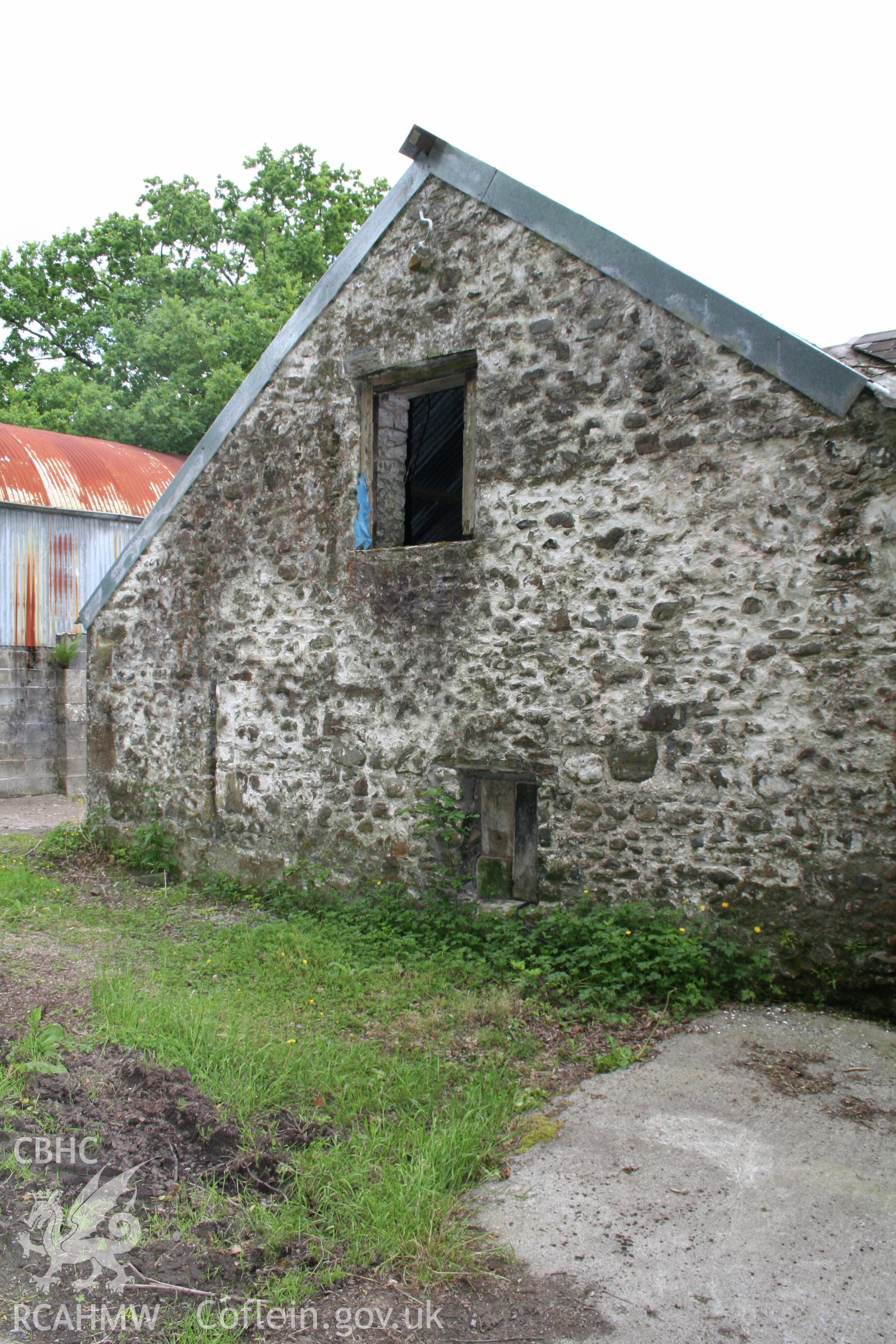 East elevation of loose-box.