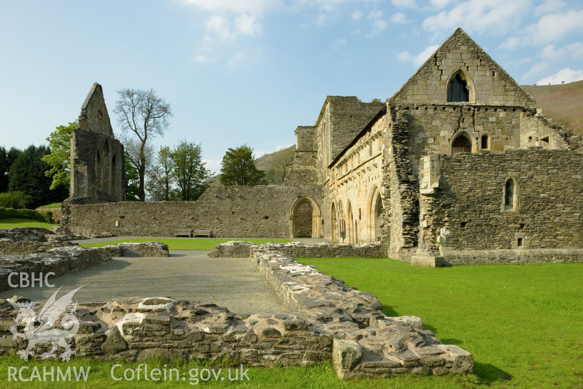 Abbey complex from south.