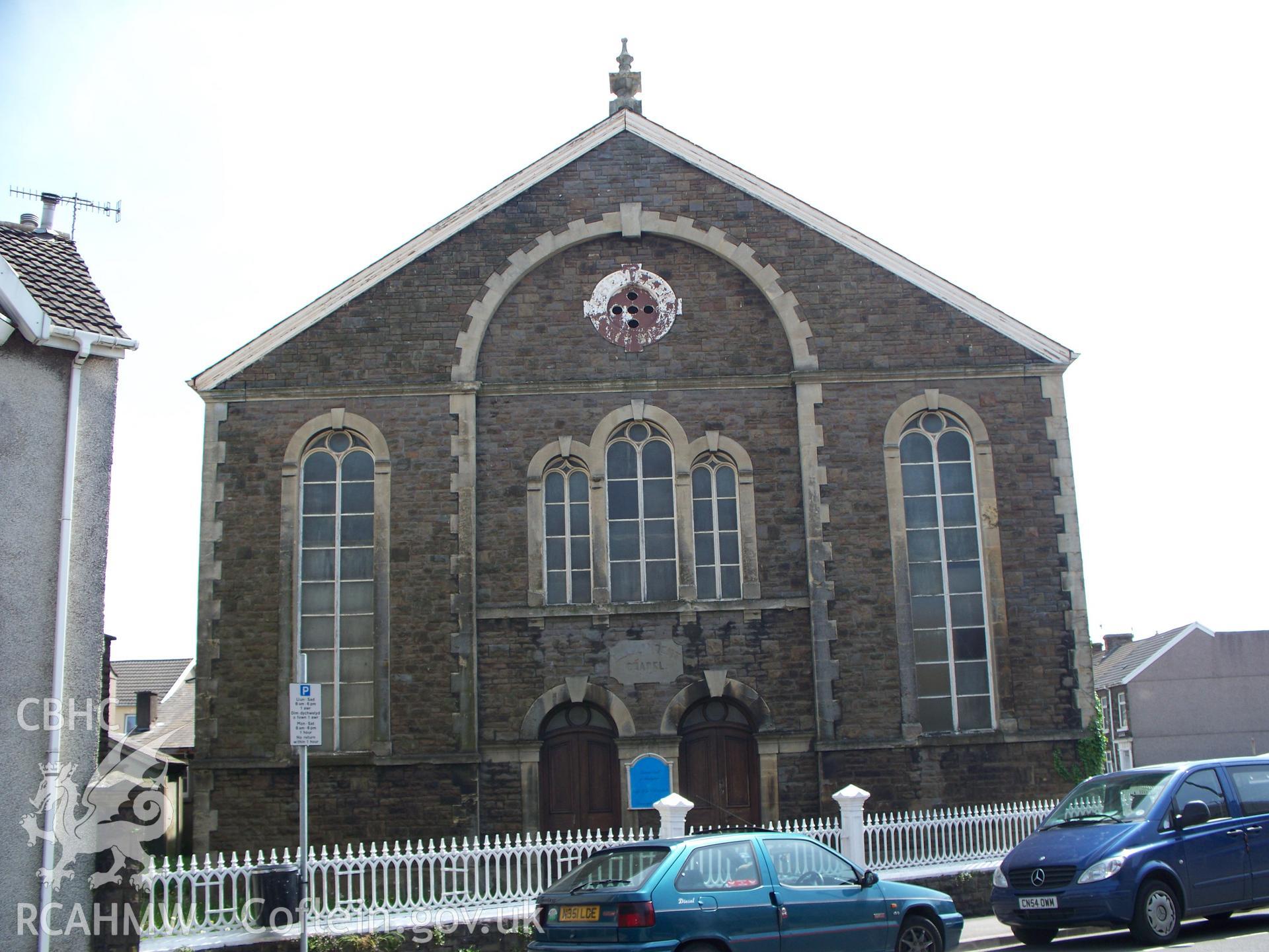NW front with adjoining house.