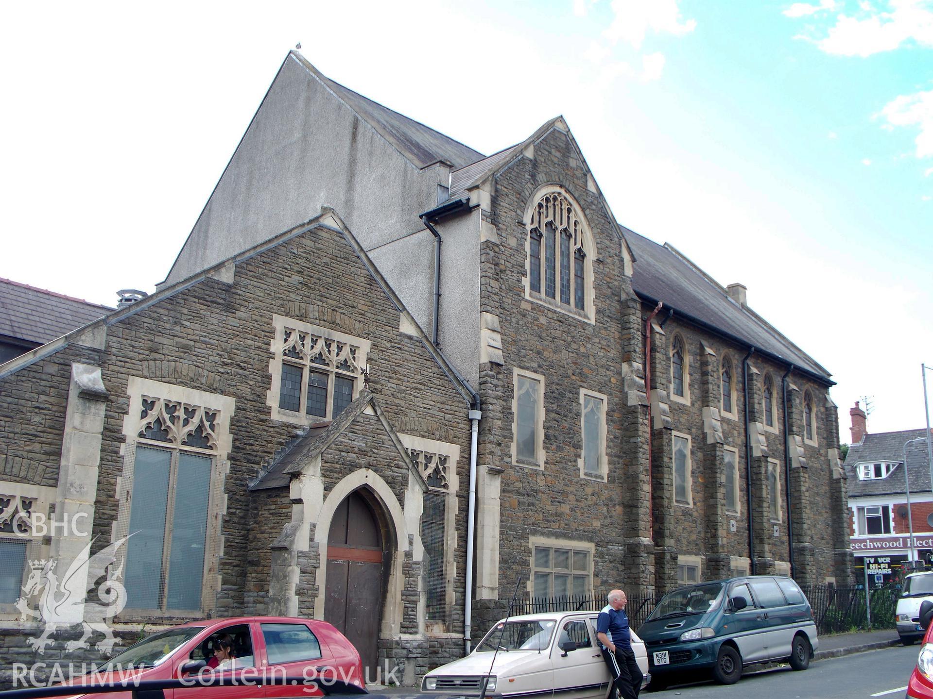 East Kenilworth Road fa?ade & Sunday School from the SE.