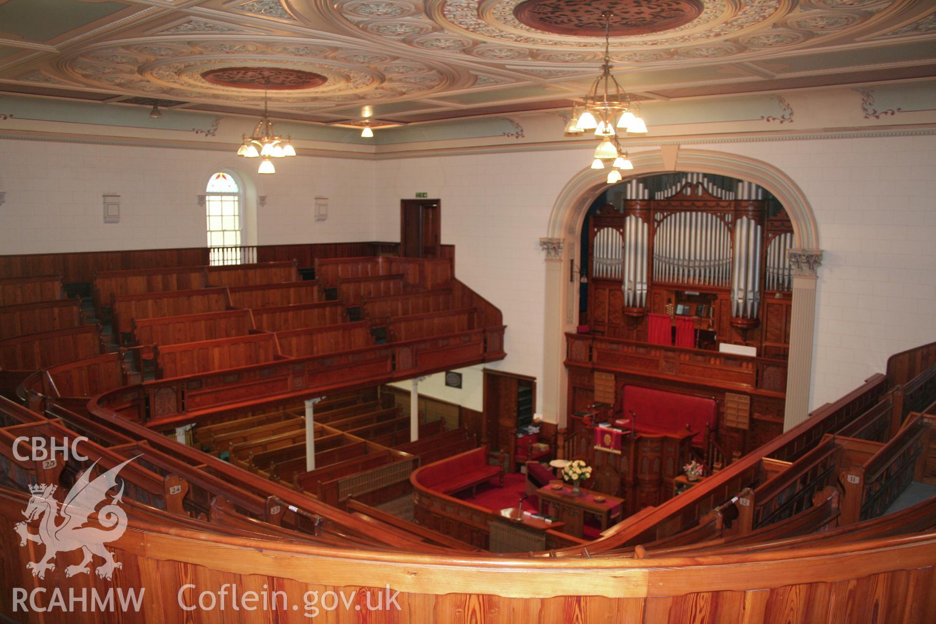 Capel Newydd interior looking south-east.