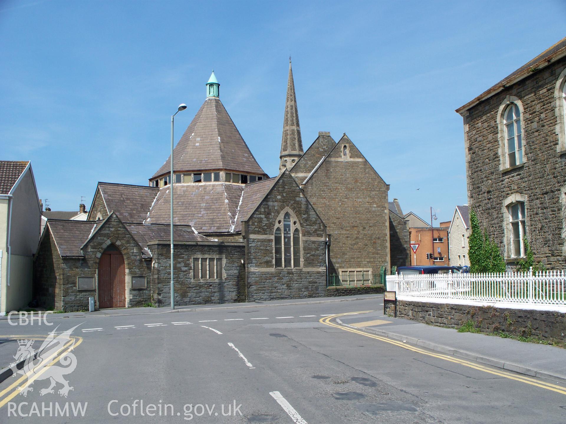 South-west Ralph Street side with octagonal Park St Eng. Cong. Sunday School.