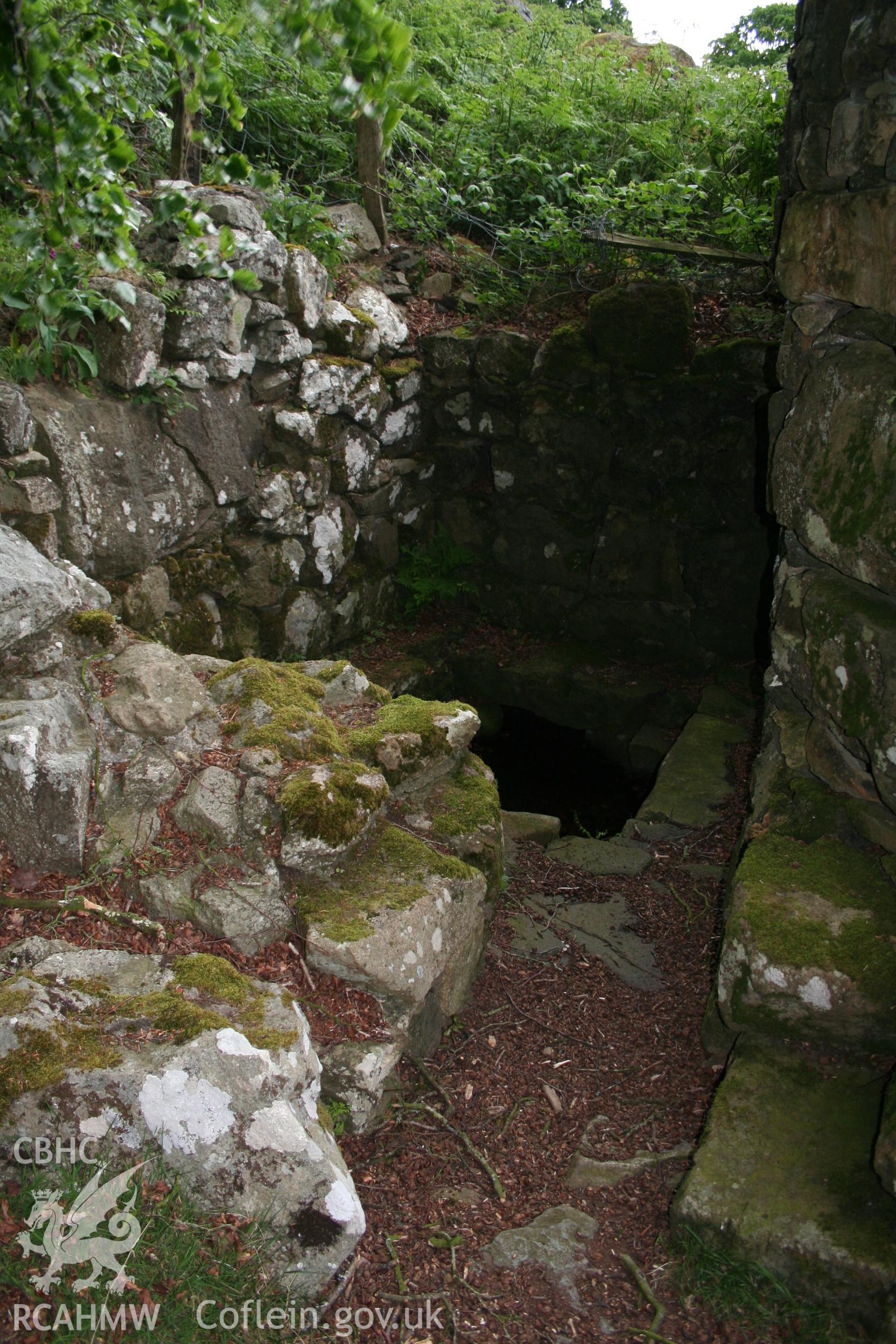 Interior of rear well chamber.