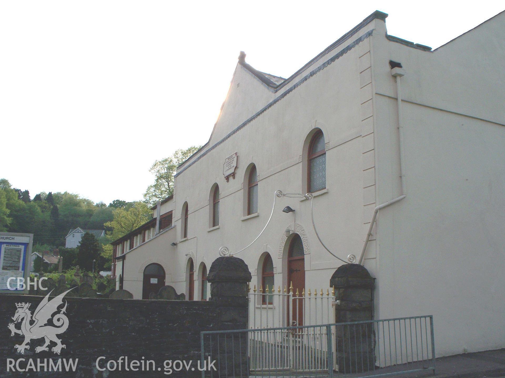 Main south-east entrance front & burial ground.