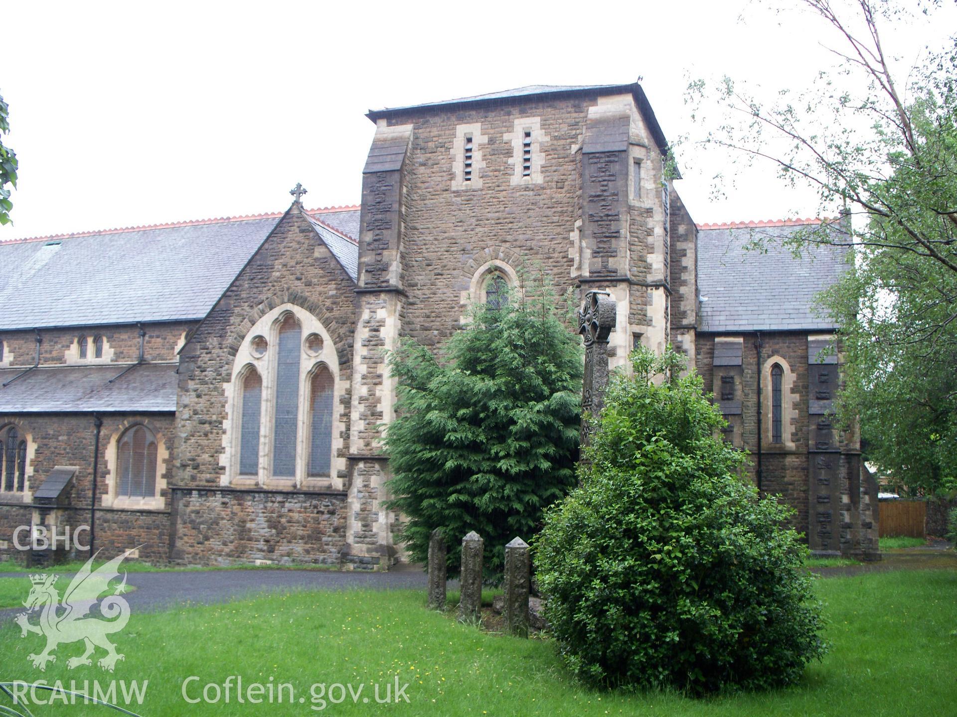 North-east end of the church: chancel, tower & transept.
