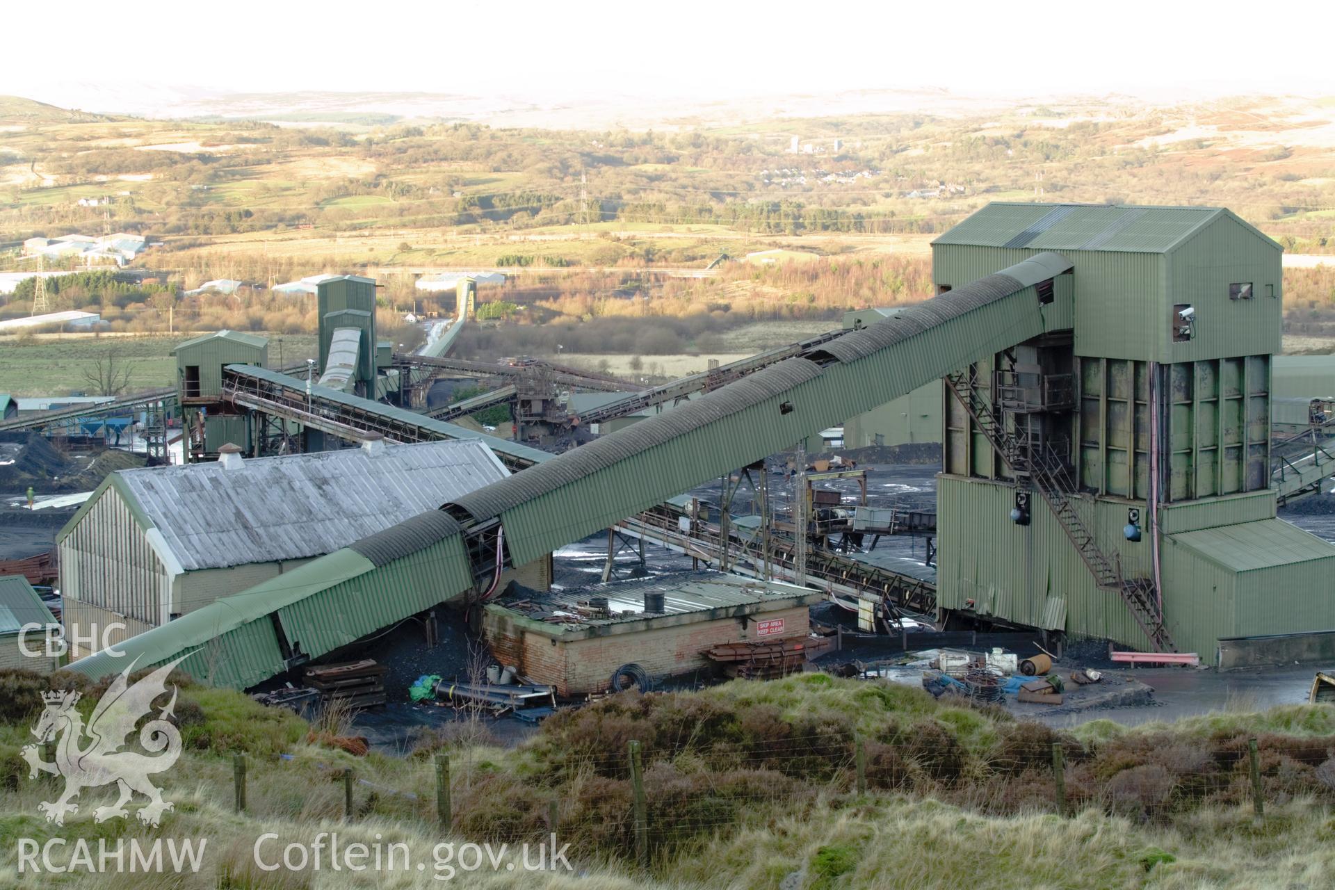 Coal conveyors from south.