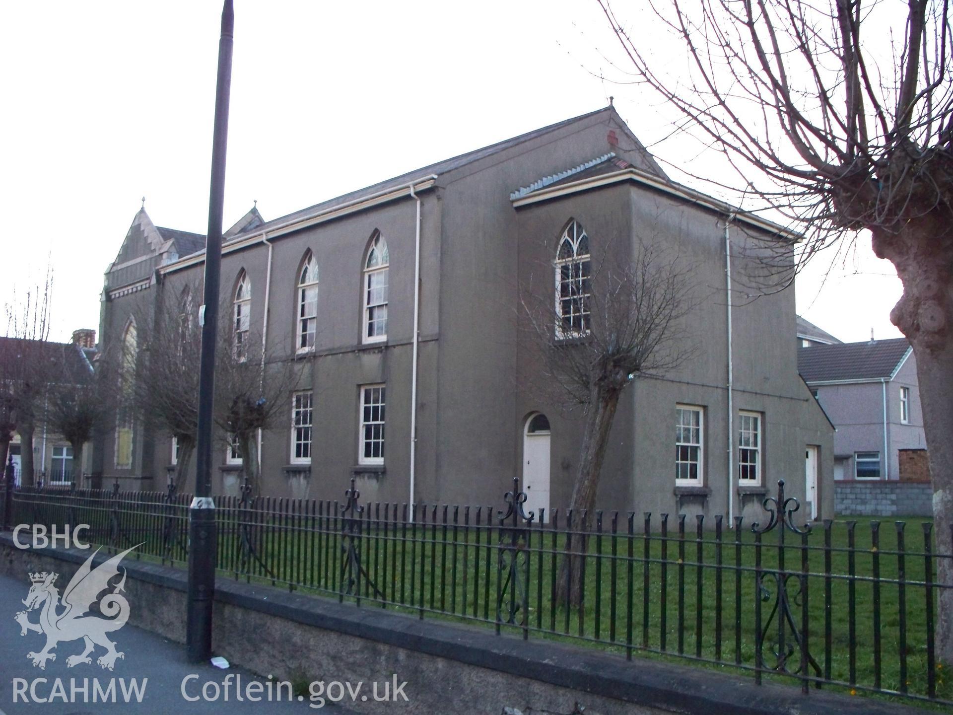 NE rear of chapel & SE side.